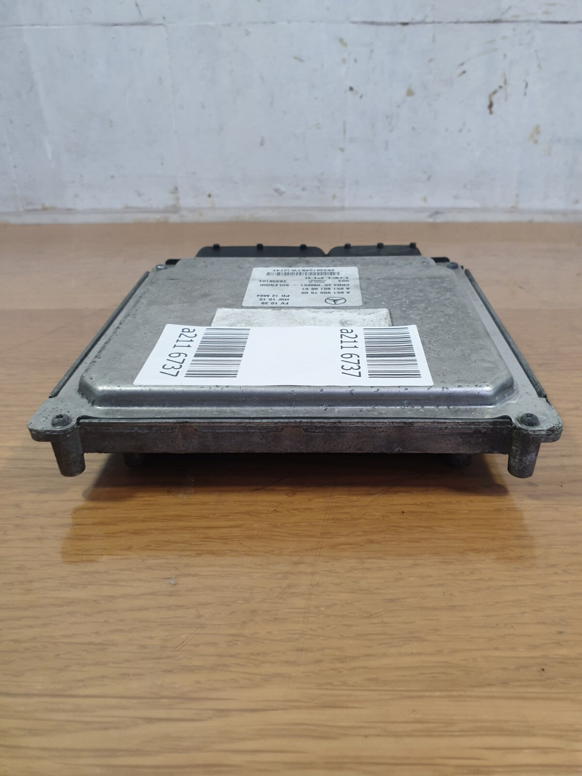 MERCEDES B CLASS W246 1.8 DIESEL 2012 ENGINE CONTROL MODULE ECU A6519007600 A211