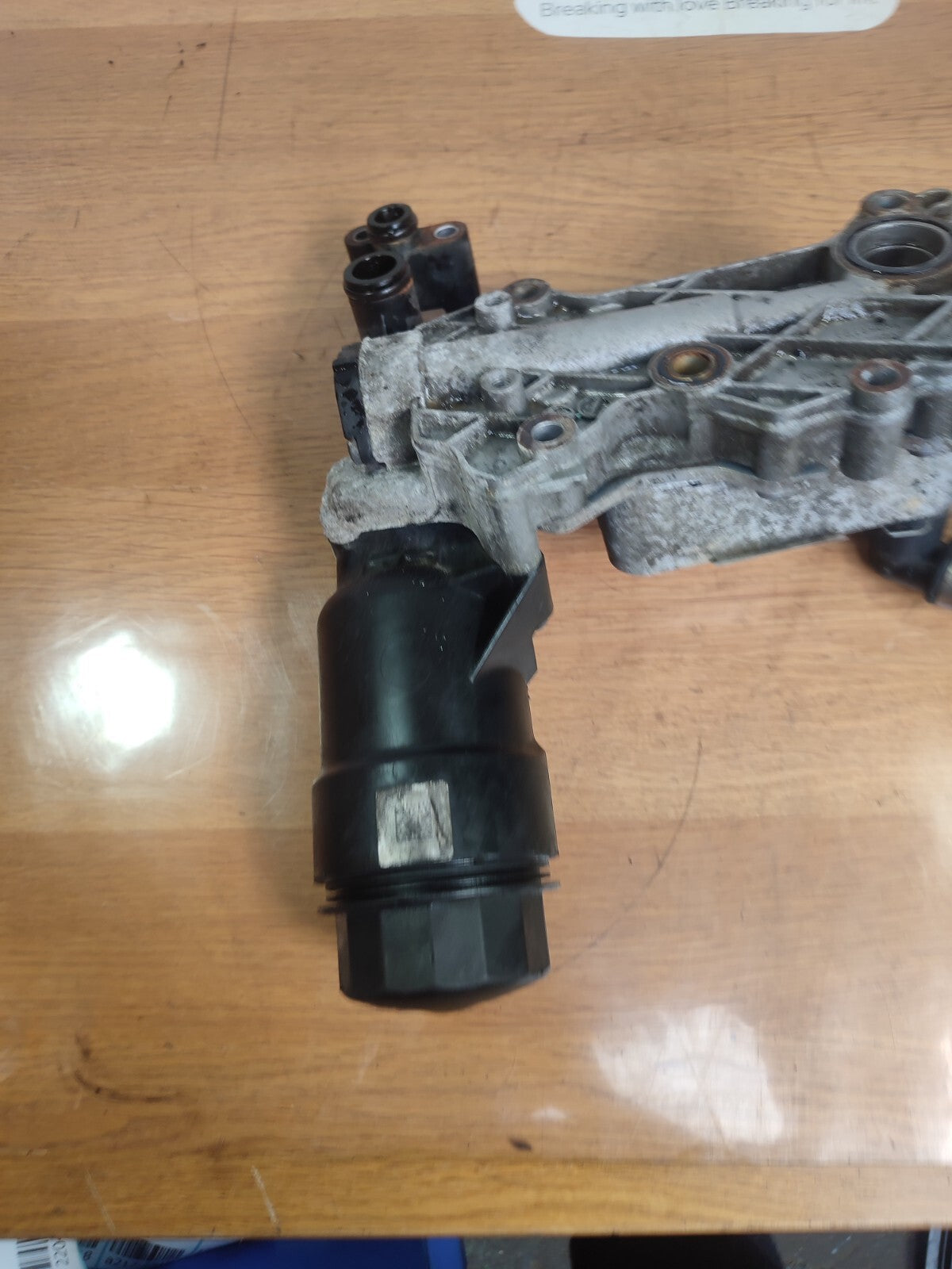 MERCEDES B CLASS W246 1.8 DIESEL 2012 OIL FILTER HOUSING & COOLER 70362380 A211