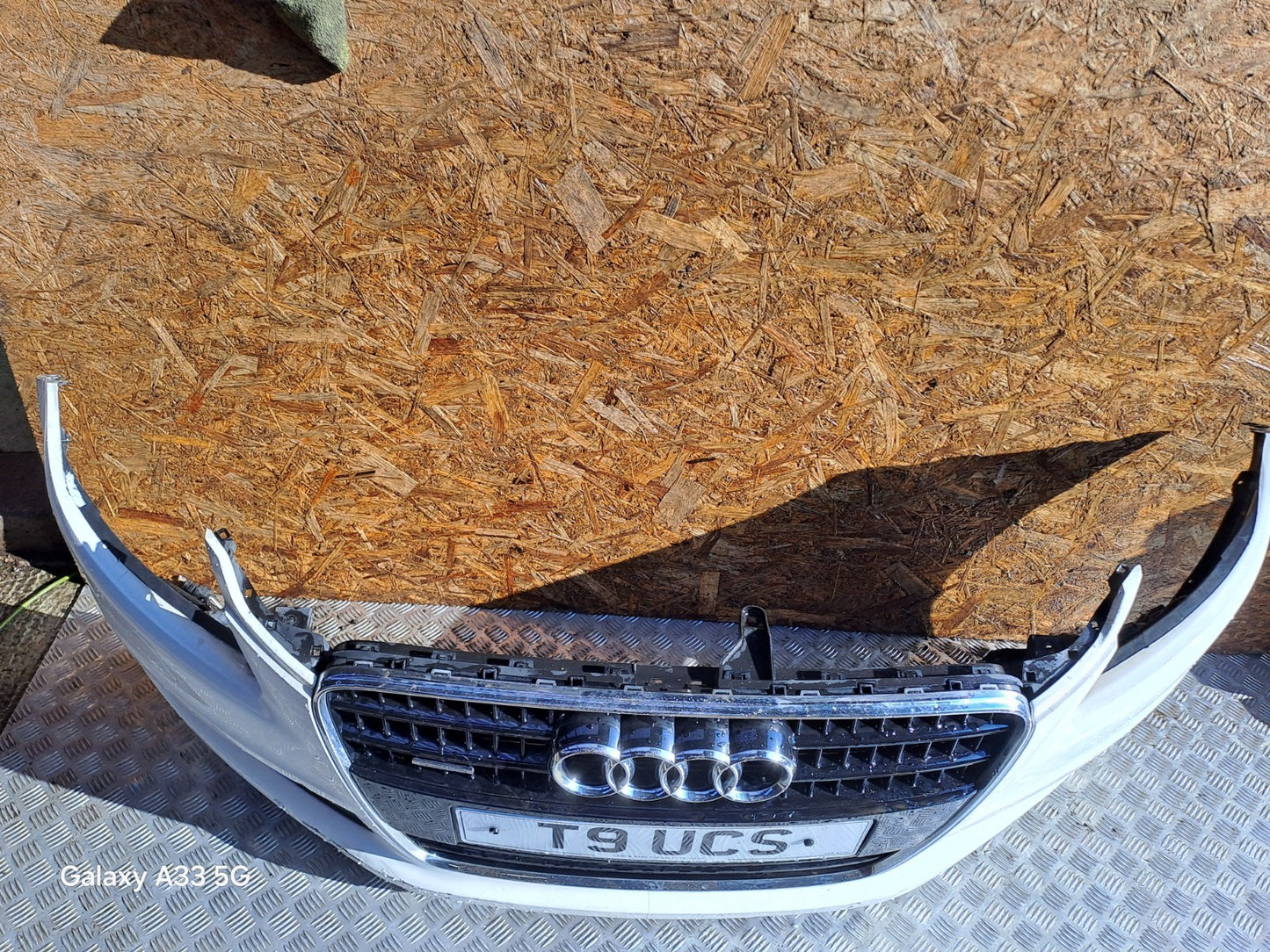 ✅2007 AUDI Q7 4L S LINE 3.0D FRONT BUMPER WHITE Z7S + WARRANTY A295