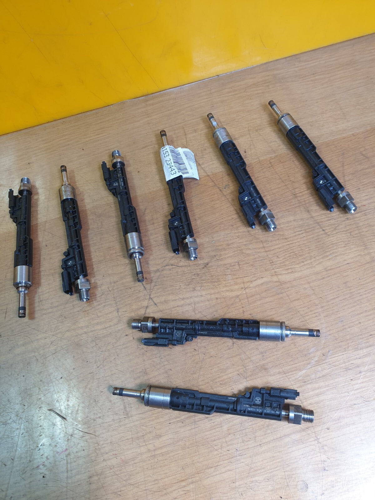 ✅2014 BMW 5 SERIES F11 4.4P FUEL INJECTORS SET 7645956 + WARRANTY A153