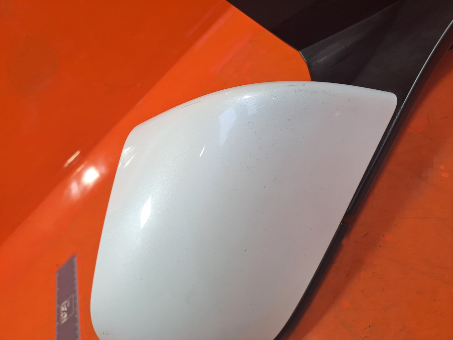 2024 TESLA MODEL 3 LONG FRONT RIGHT WING MIRROR WHITE + WARRANTY A207
