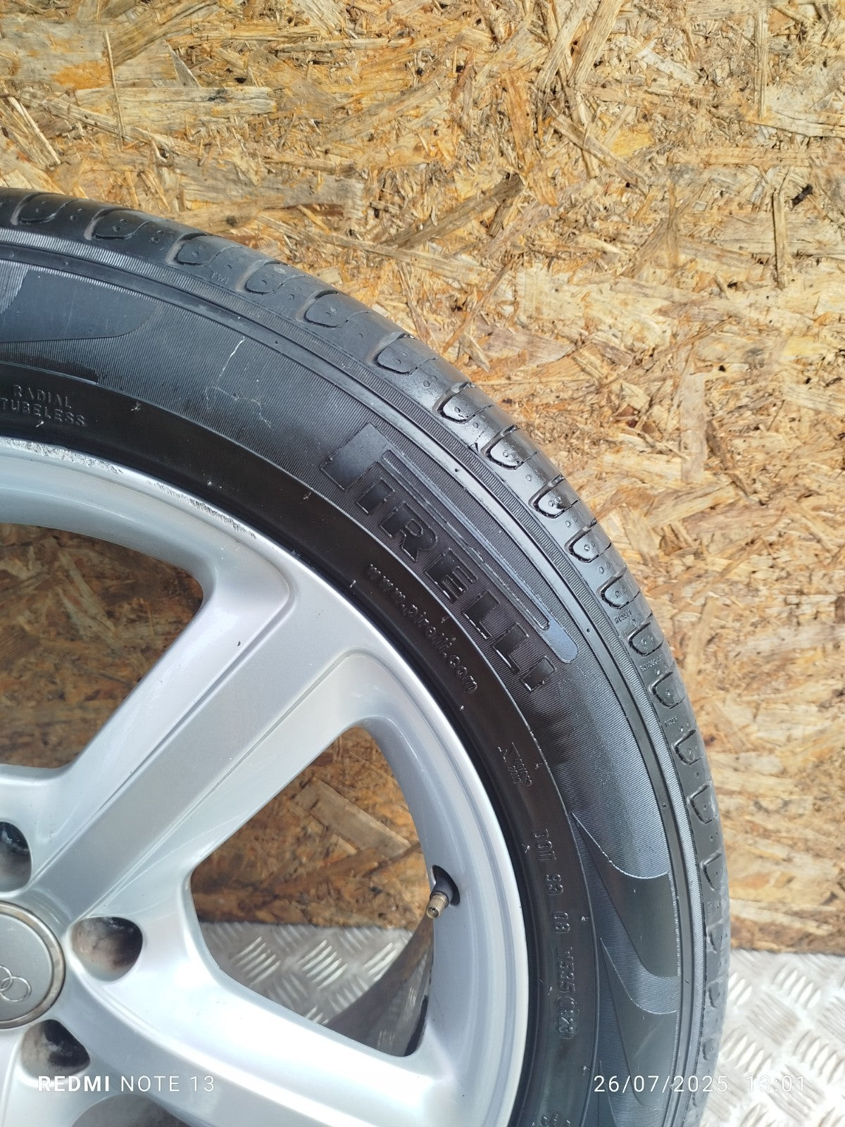 ✅AUDI Q5 S LINE 2.0 DIESEL 2012 ALLOY WHEEL WITH TYRE SET 235/55 R19 8R0601025