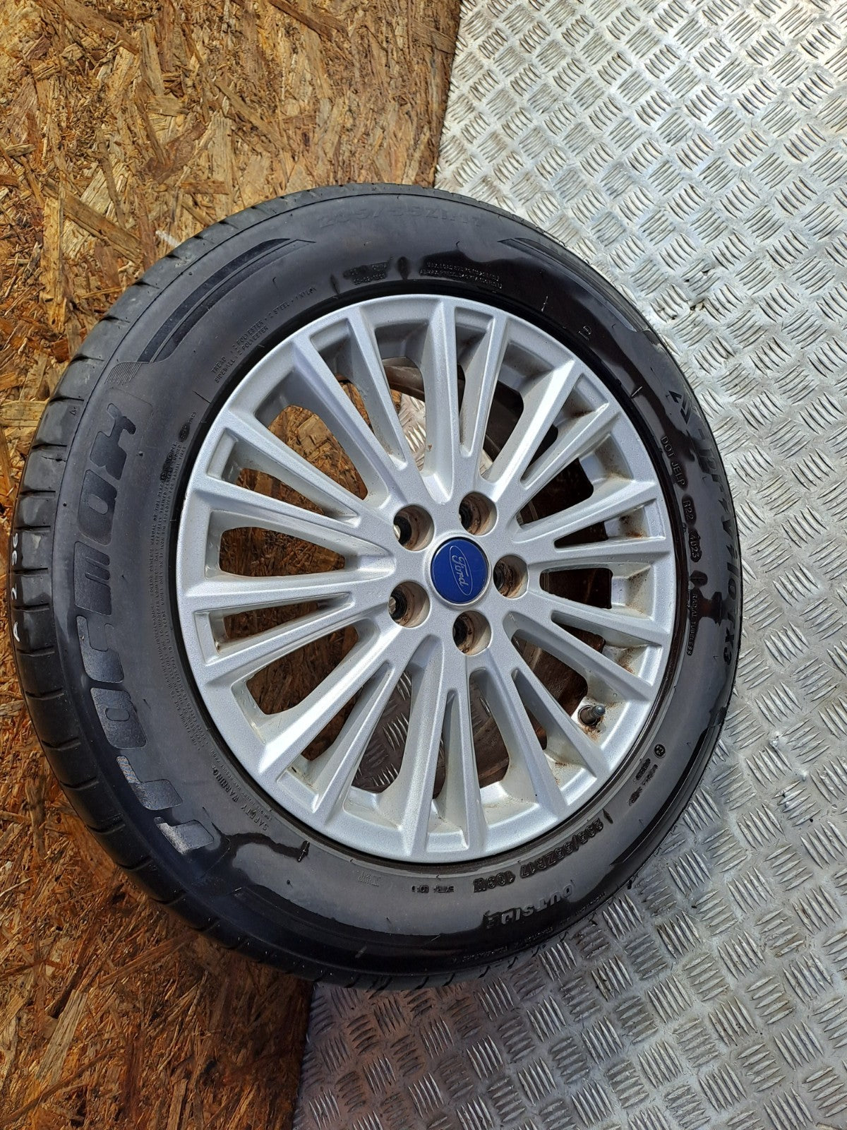 ✅2017 FORD GALAXY MK4 ALLOY WHEEL & TYRE EM2C-1007-B1A 235/55 R17 +WARRANTY A296
