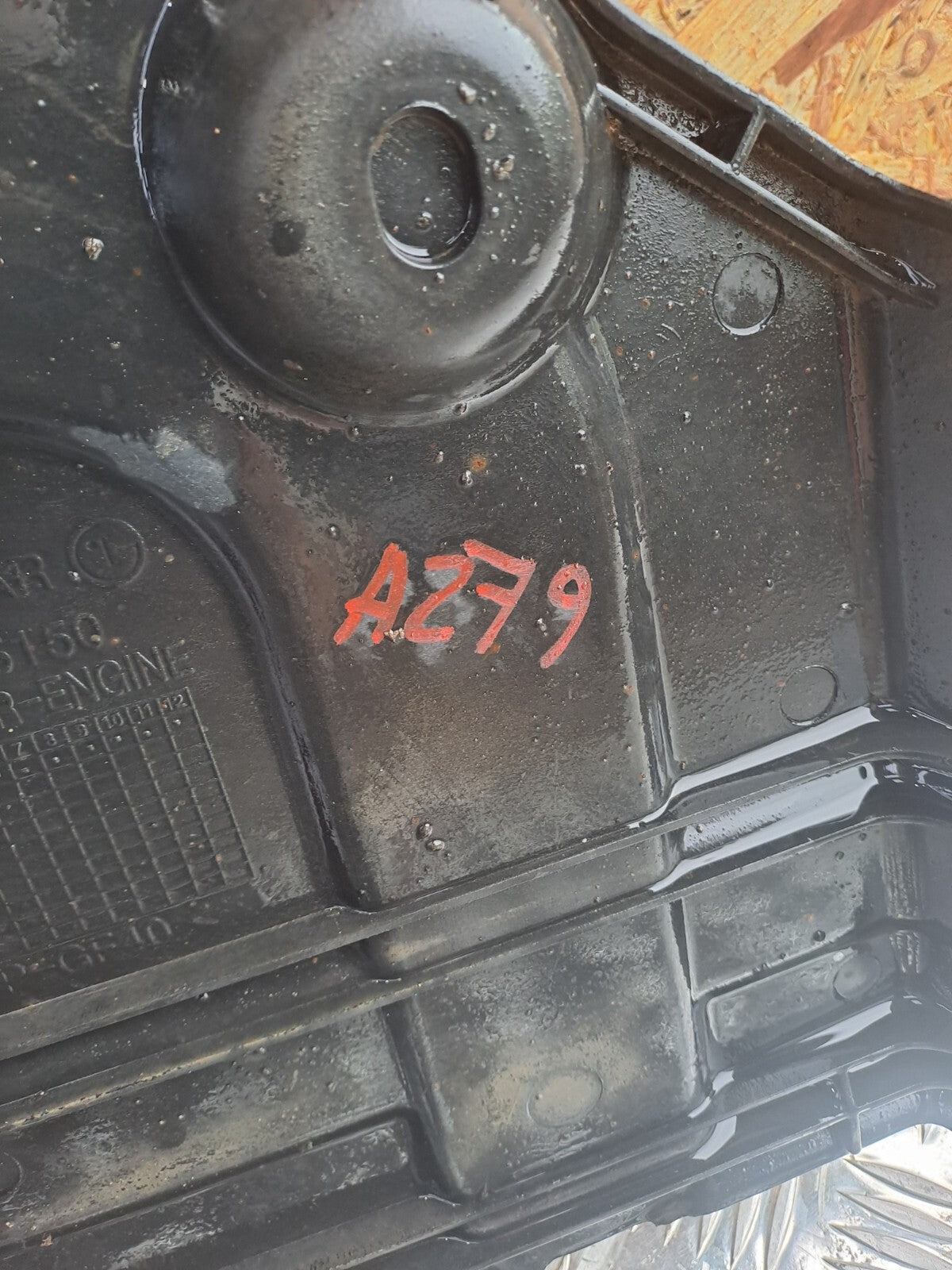 ✅Ssangyong Tivoli Ex 2016 1.6 Diesel Engine Under Tray 24380-35150 Damaged A279