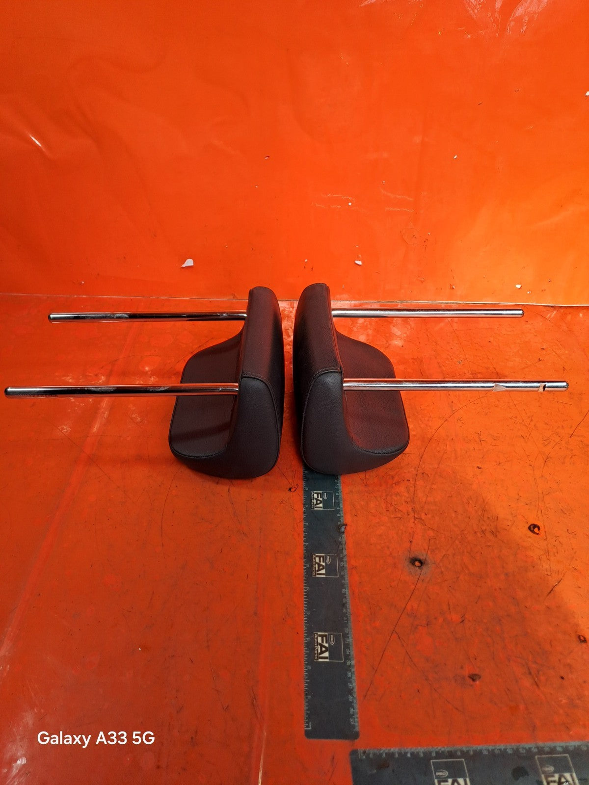 ✅2012 AUDI Q5 8R S LINE 2.0TDI REAR HEADRESTS PAIR LEATHER + WARRANTY A291