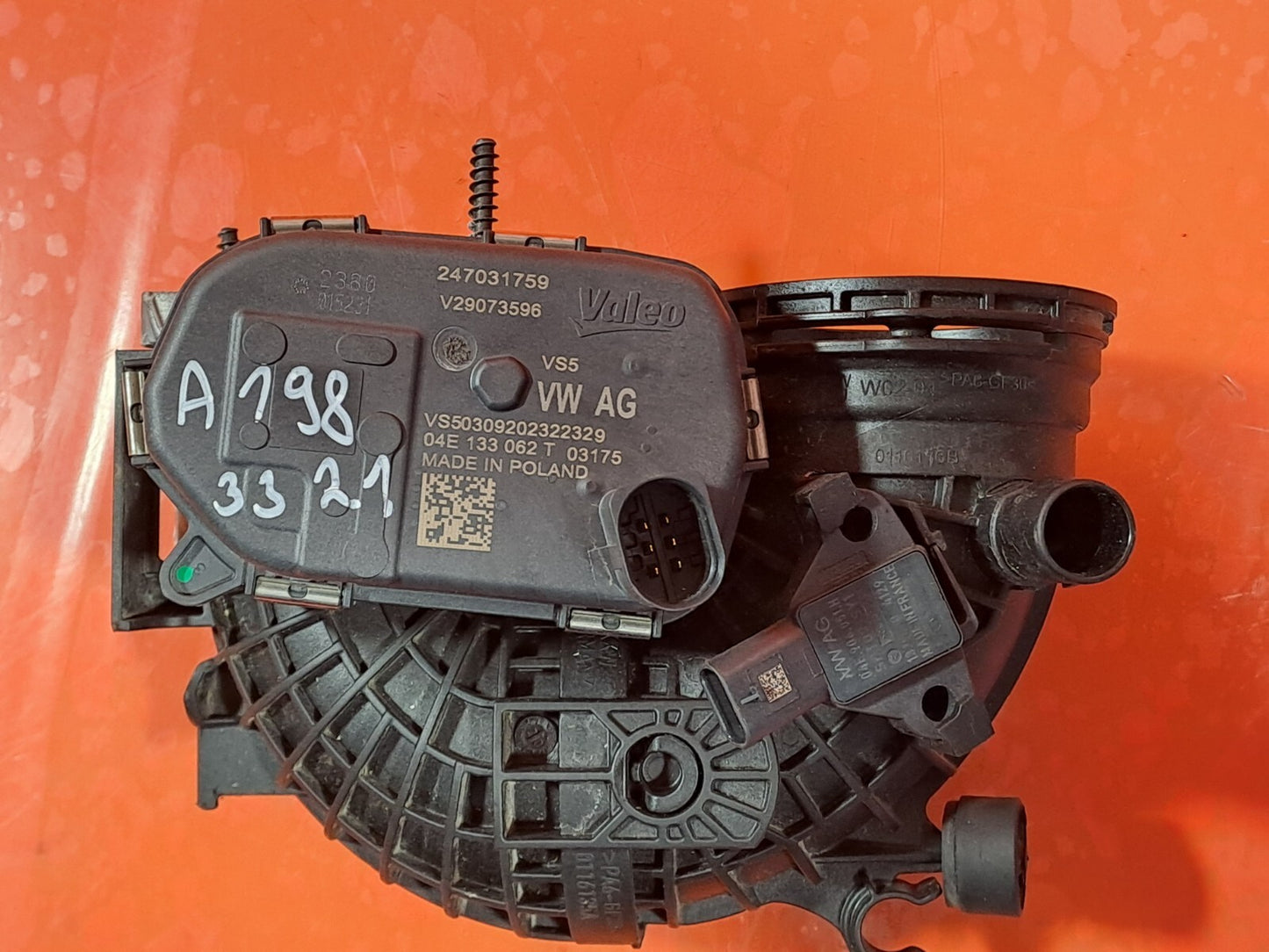 ✅AUDI Q3 S LINE 1.5 PETROL 2020 THROTTLE BODY 04E133062T Warranty A198
