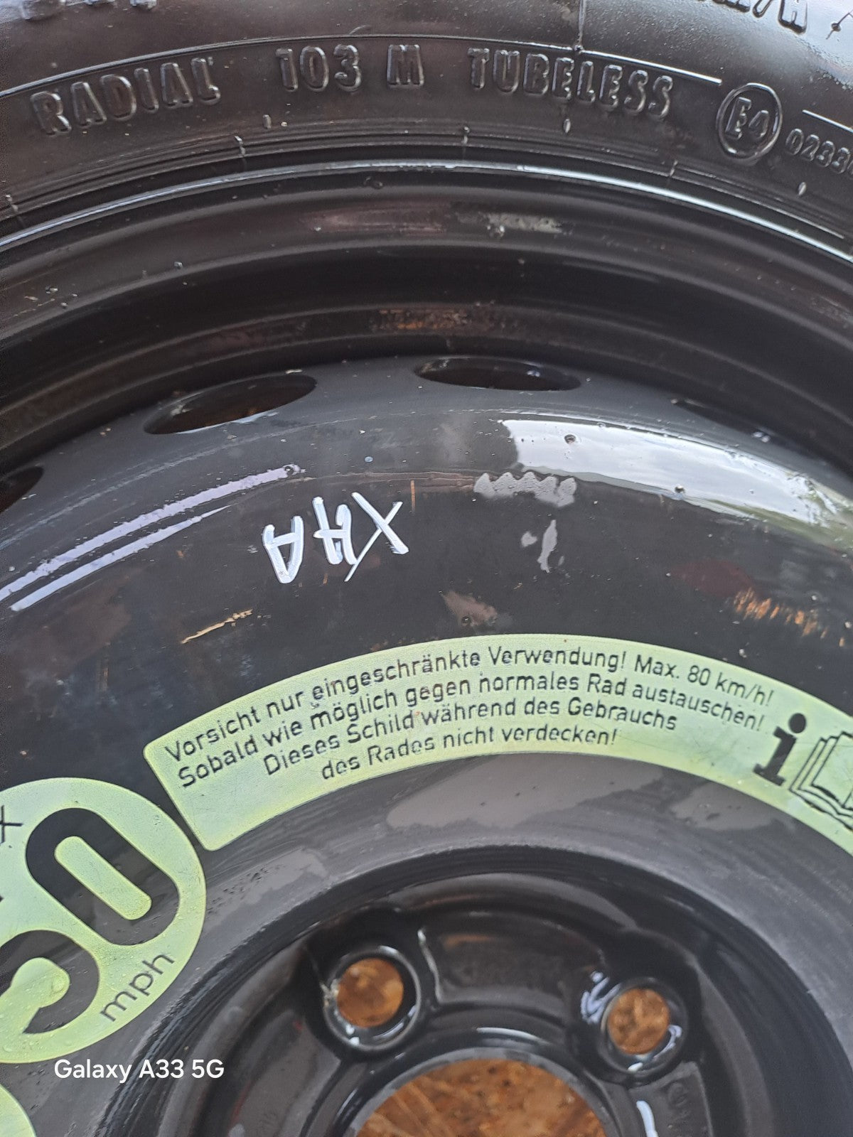 ✅MERCEDES E CLASS W207 SPACE SAVER SPARE WHEEL T135/80 R17 + WARRANTY xAA