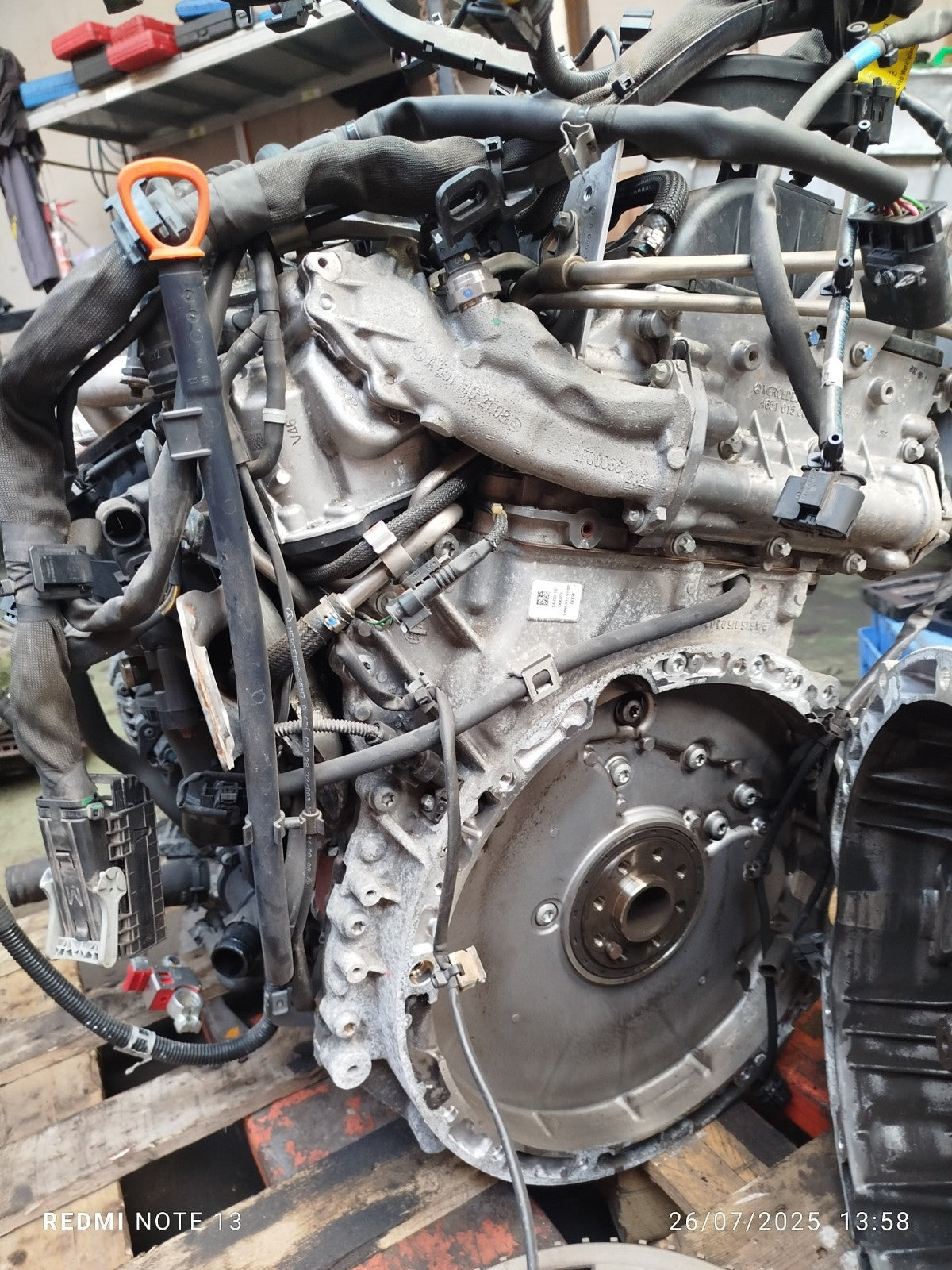 ✅MERCEDES B180 W246 1.8 DIESEL 2012 651.901 COMPLETE ENGINE A6510106010 Warranty