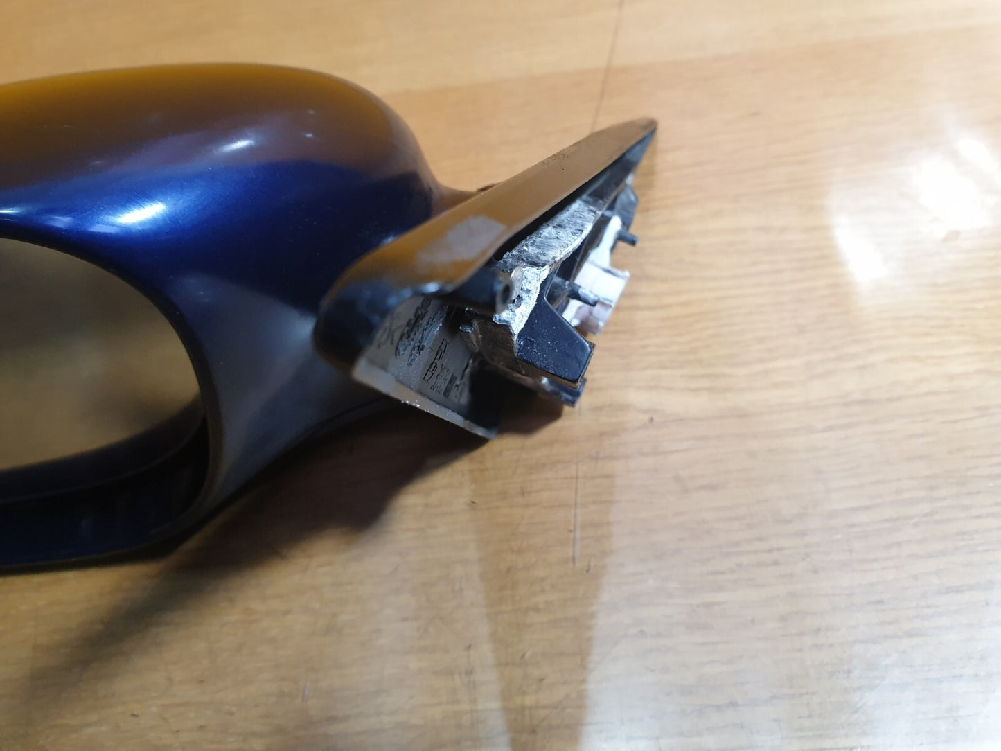 ✅2002 PORSCHE BOXTER 986 2.7P FRONT LEFT PASSENGER SIDE WING MIRROR BLUE A129
