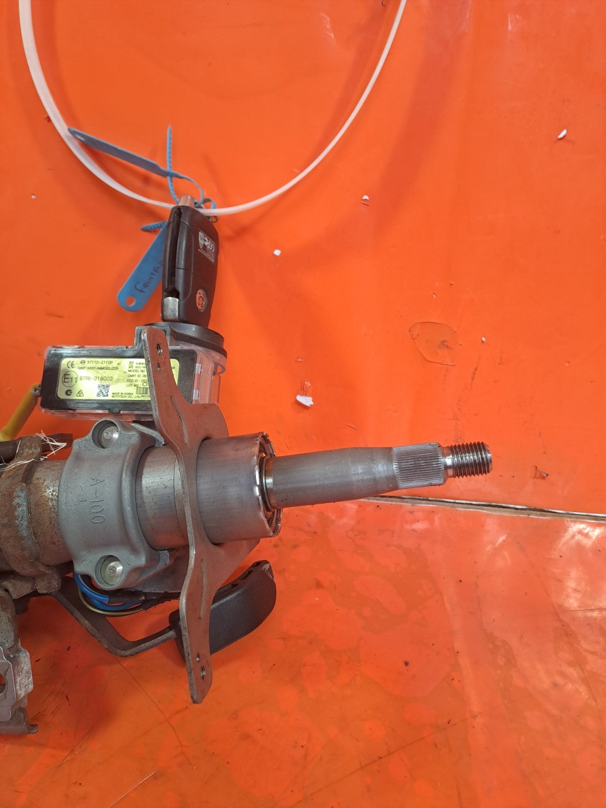 ✅SSANGYONG RODIUS TURISMO 2.2 DIESEL 2017 POWER STEERING COLUMN WITH KEY A286
