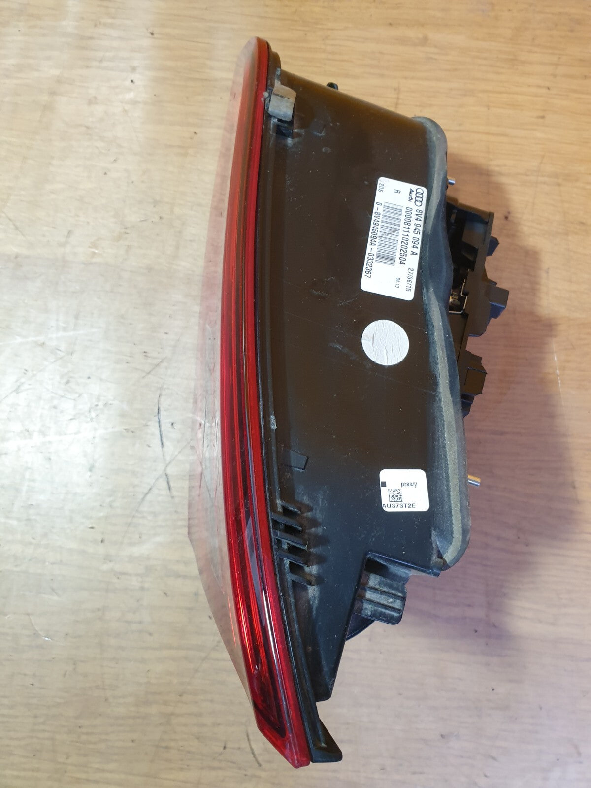 ✅AUDI A3 E-TRON 1.4 PETROL 2015 REAR RIGHT INNER TAIL LIGHT 8V4945094A Warranty