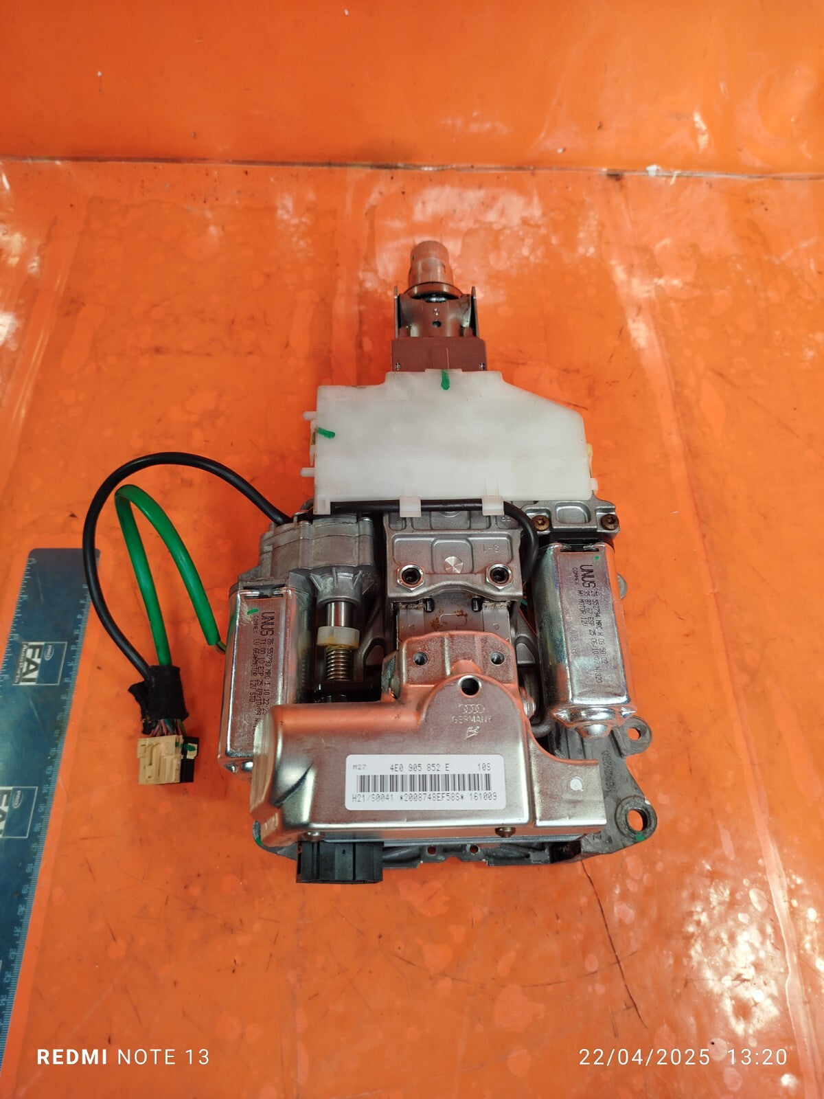 ✅PORSCHE CAYENNE V6 3.6 PETROL 2010 STEERING COLUMN 4E0905852E Warranty A268