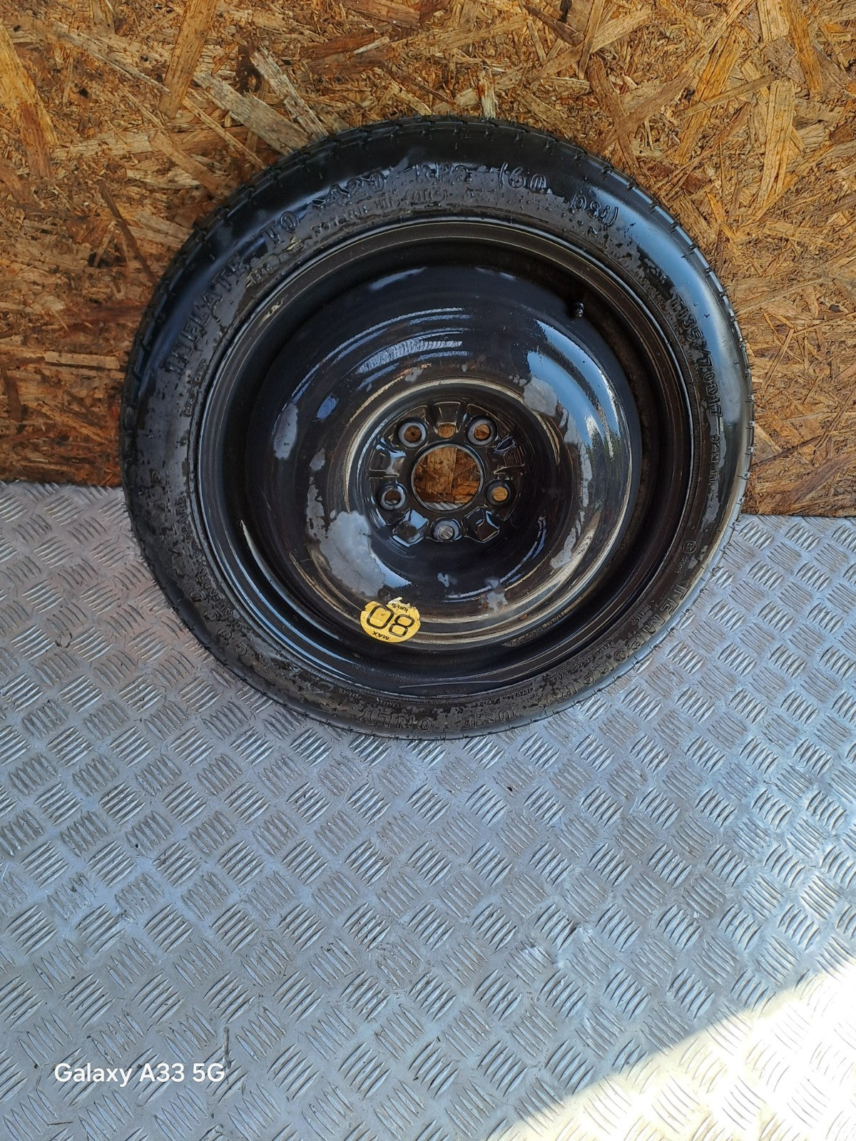 ✅TOYOTA PRIUS SPACE SAVER SPARE WHEEL T135/70 D17 + WARRANTY xAA