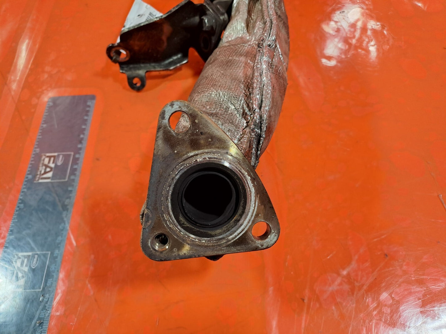 ✅2010 LAND ROVER DISCOVERY 4 L319 EXHAUST MANIFOLD CROSSOVER PIPE 4H2Q-5K229-FB