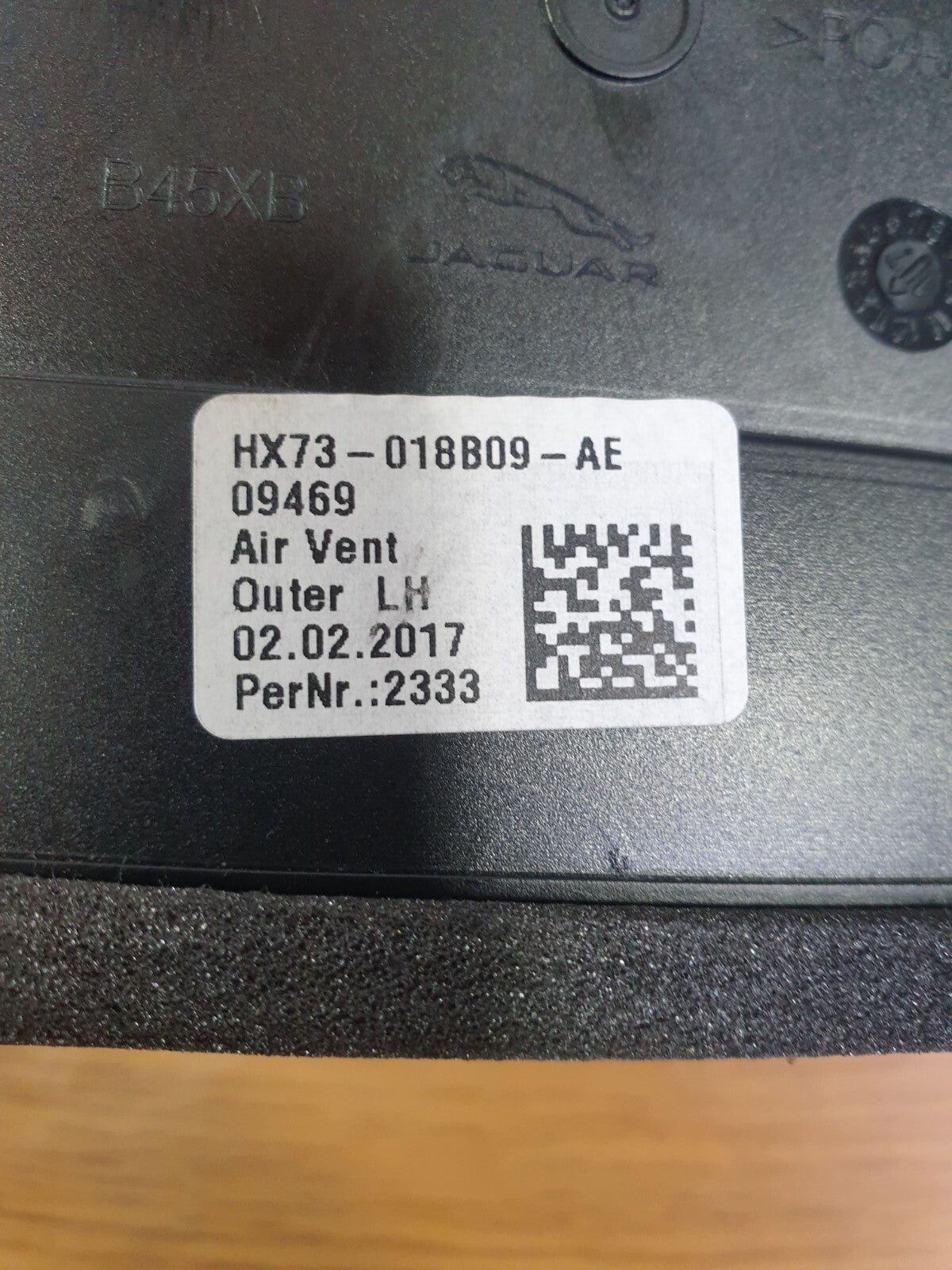 ✅JAGUAR F-PACE X761 3.0 PETROL 2017 DASHBOARD AIR VENT LEFT HX73018B09AE