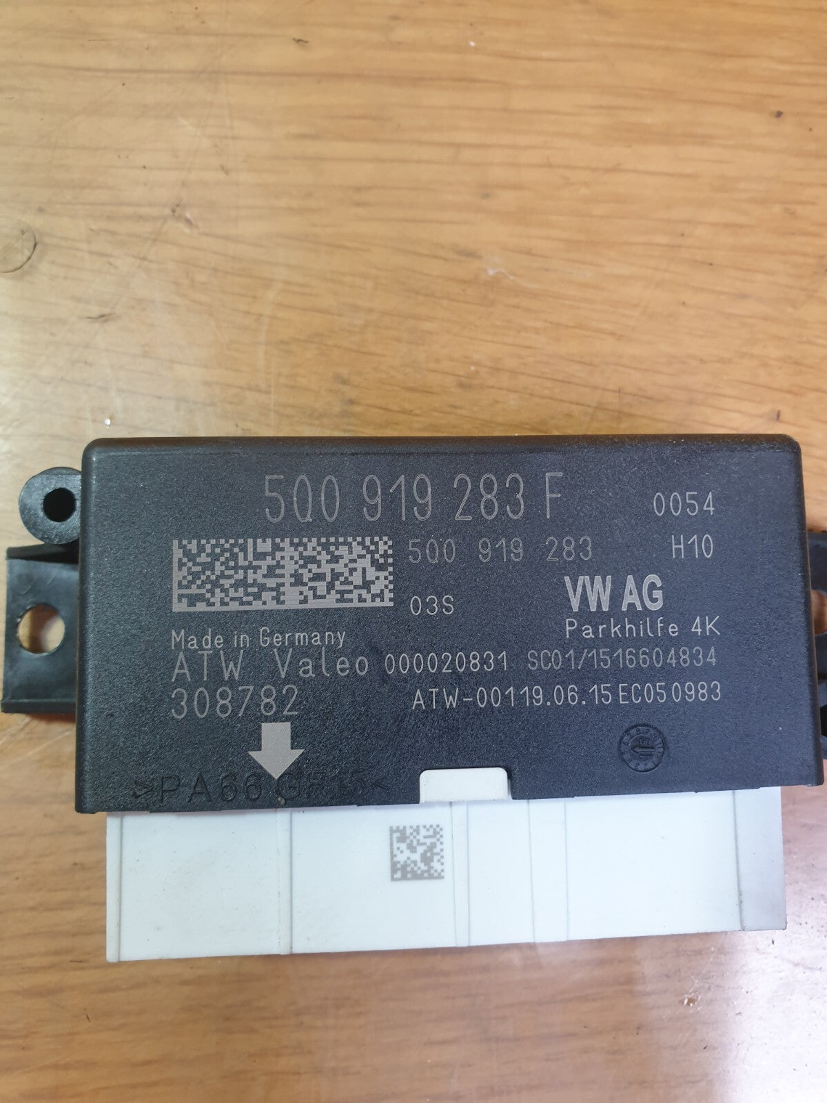 ✅2015 AUDI A3 E-TRON 1.4P PARKING DISTANCE CONTROL MODULE UNIT 5Q0919283F A204