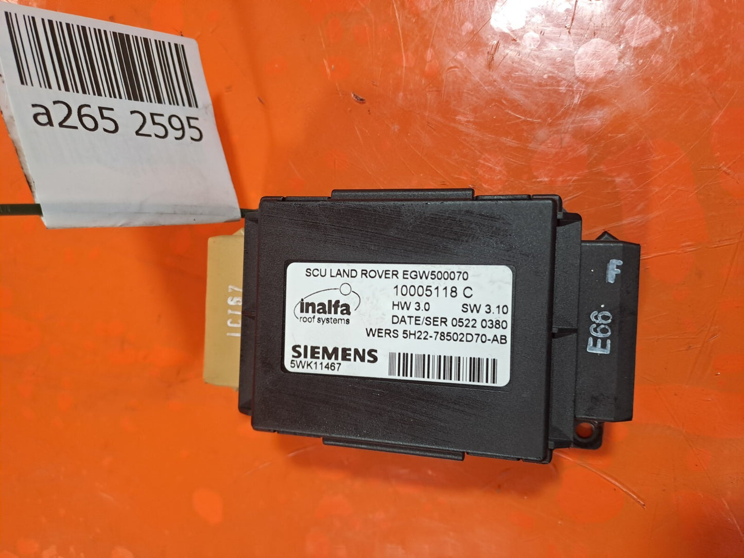 ✅LAND ROVER DISCOVERY 4 L319 3.0 DIESEL 2010 SUNROOF CONTROL MODULE ECU Warranty