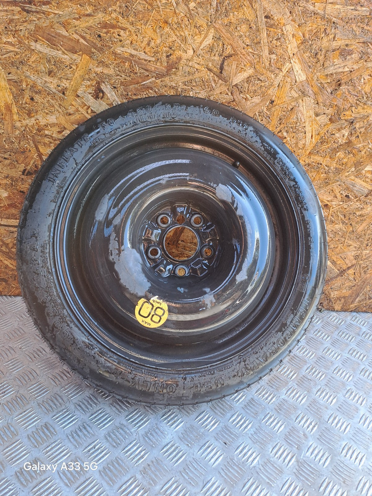 ✅TOYOTA PRIUS SPACE SAVER SPARE WHEEL T135/70 D17 + WARRANTY xAA