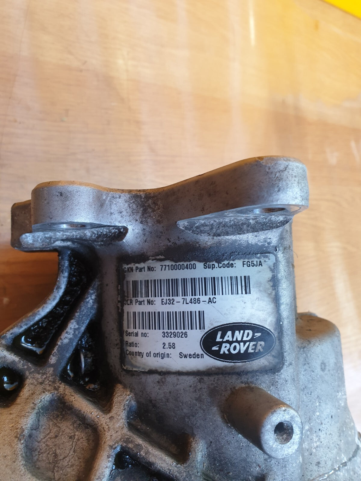 ✅LAND ROVER DISCOVERY SPORT L550 2.0 DIESEL 2015 FRONT DIFFERENTIAL EJ327L486AC