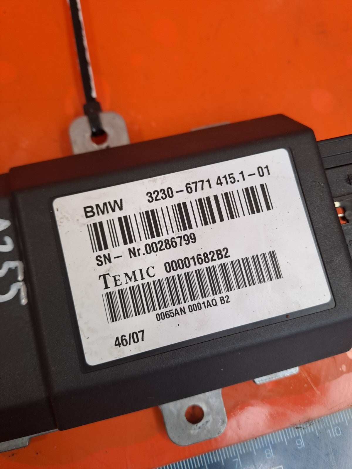 ✅2008 BMW 7 SERIES E66 STEERING COLUMN CONTROL MODULE 6771415 + WARRANTY A255