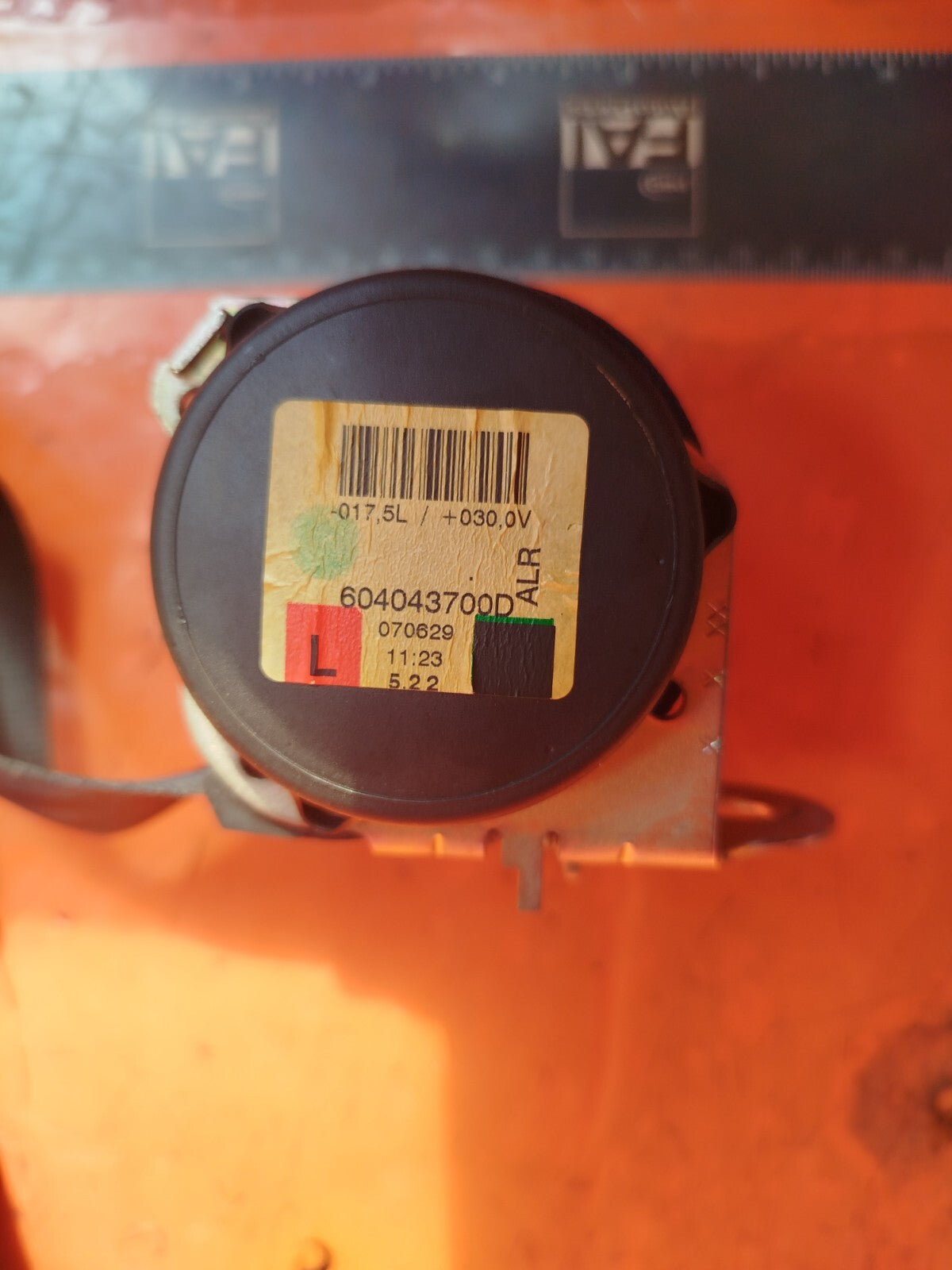 ✅LAND ROVER RANGE ROVER L320 2.7 DIESEL 2007 REAR LEFT SEAT BELT EVL501200PMA