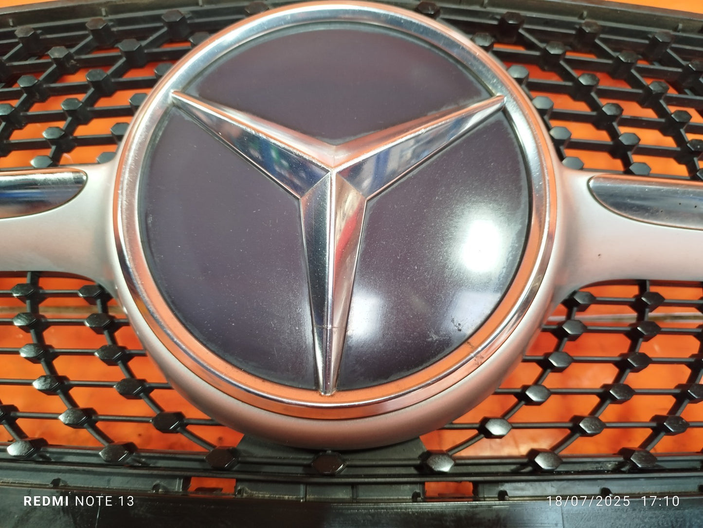 ✅Mercedes A180D Sport W177 2018 1.5 Diesel FRONT BUMPER GRILL A1778880200 A297