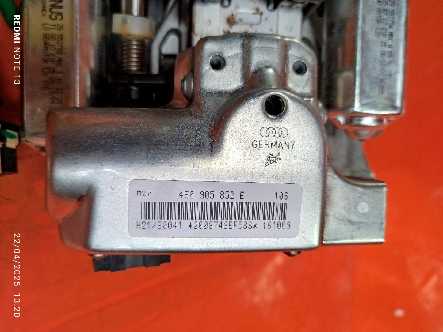✅PORSCHE CAYENNE V6 3.6 PETROL 2010 STEERING COLUMN 4E0905852E Warranty A268