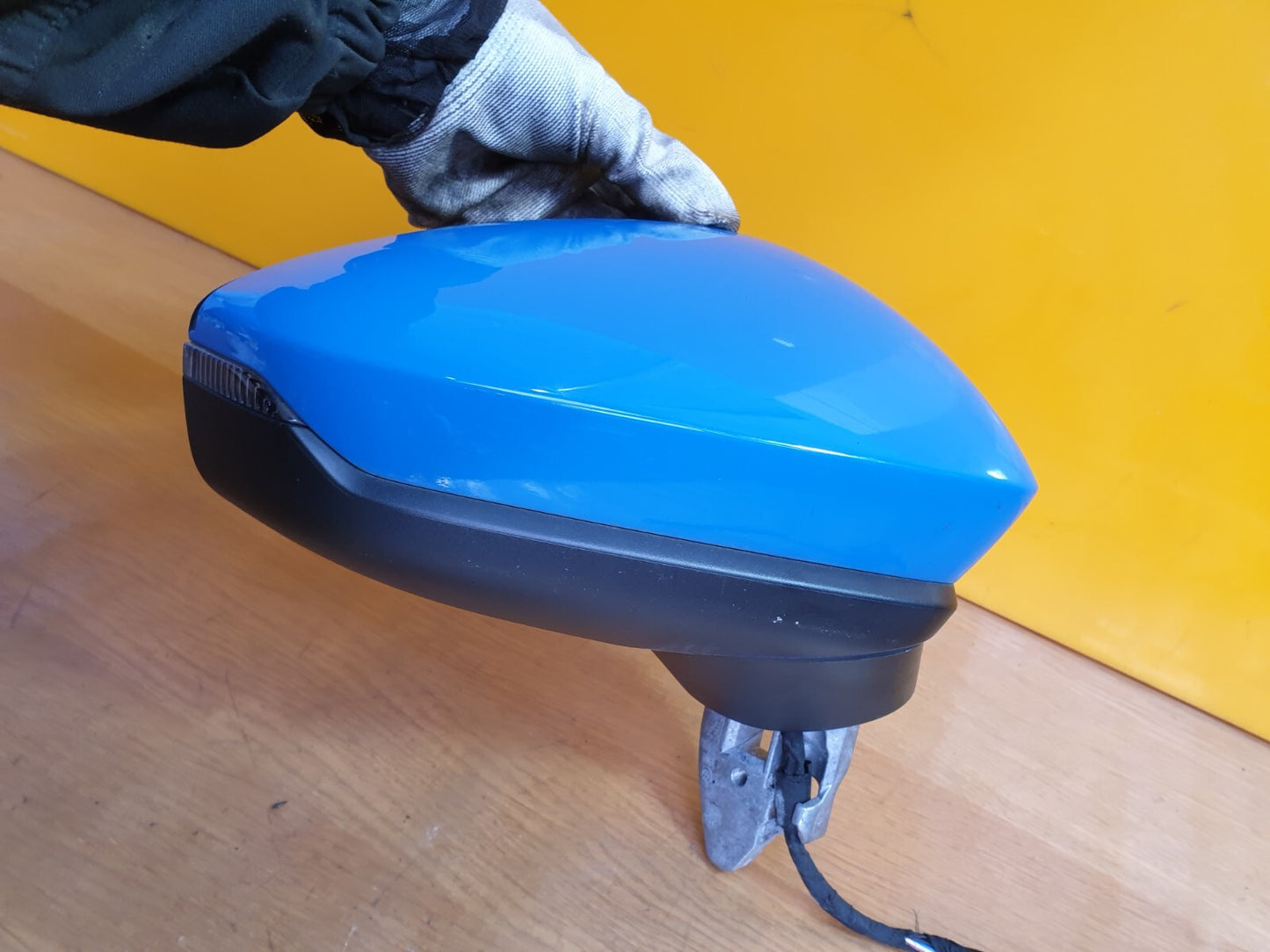 ✅AUDI A3 S LINE 1.4 PETROL 2021 FRONT RIGHT POWER FOLD WING MIRROR BLUE A046729