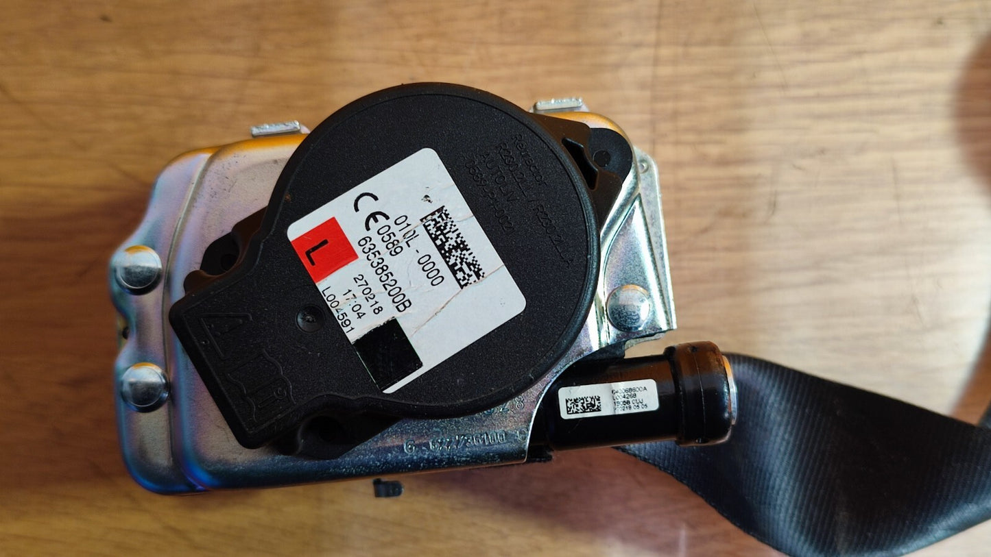 ✅LAND ROVER DISCOVERY SPORT L550 2.0 D 2018 SEAT BELT FRONT LEFT 635385200B A094