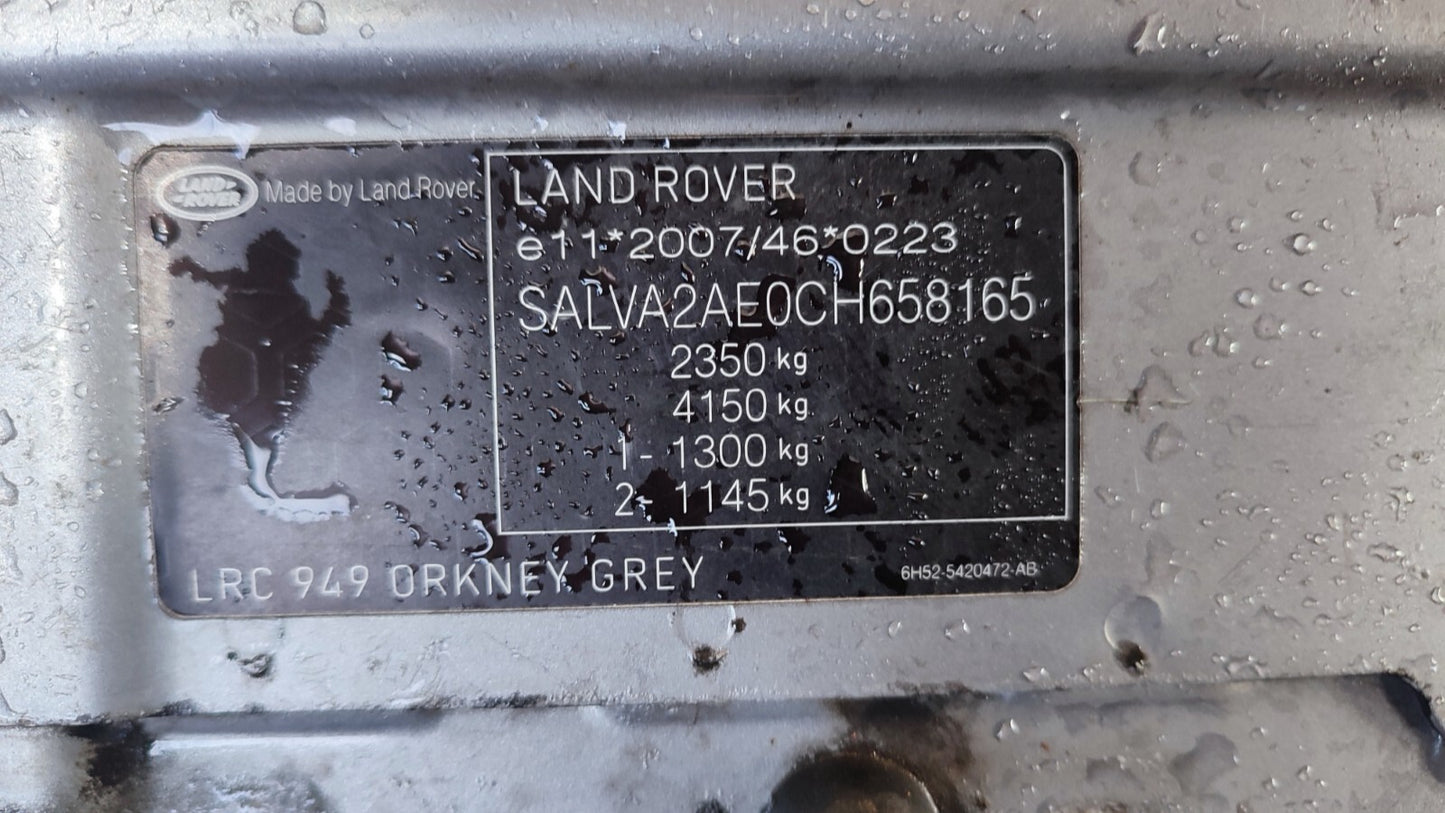 ✅RANGE ROVER EVOQUE 2.2 DIESEL 2012 FRONT SLAM PANEL BJ3219B671AC Warranty A101
