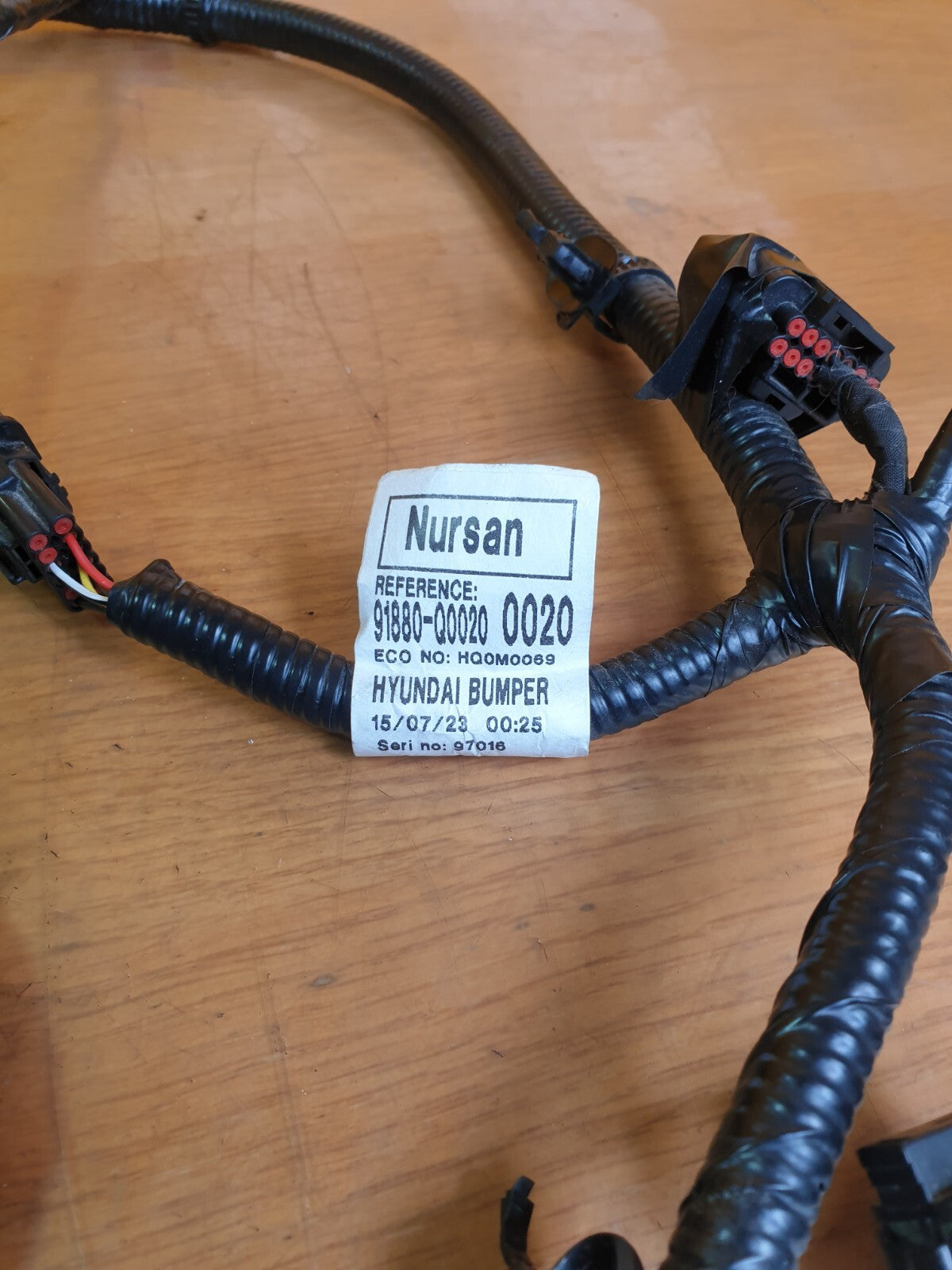 2023 HYUNDAI I20 MK3 N LINE 1.0P REAR BUMPER PARKING SENSORS WIRING LOOM A189