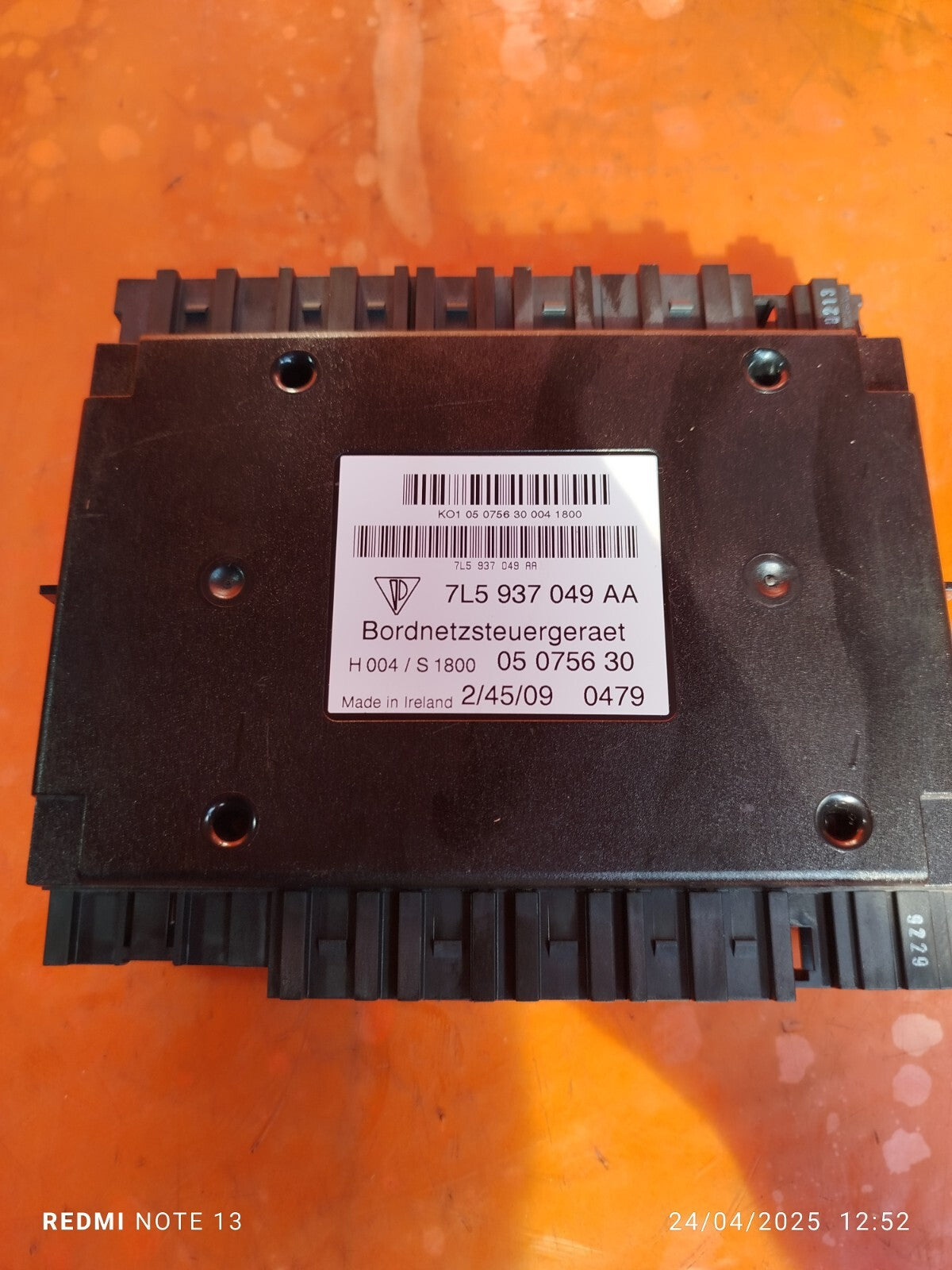 ✅2010 PORSCHE CAYENNE 9PA 3.6P BODY CONTROL MODULE BCM 7L5937049AA + WARRANTY