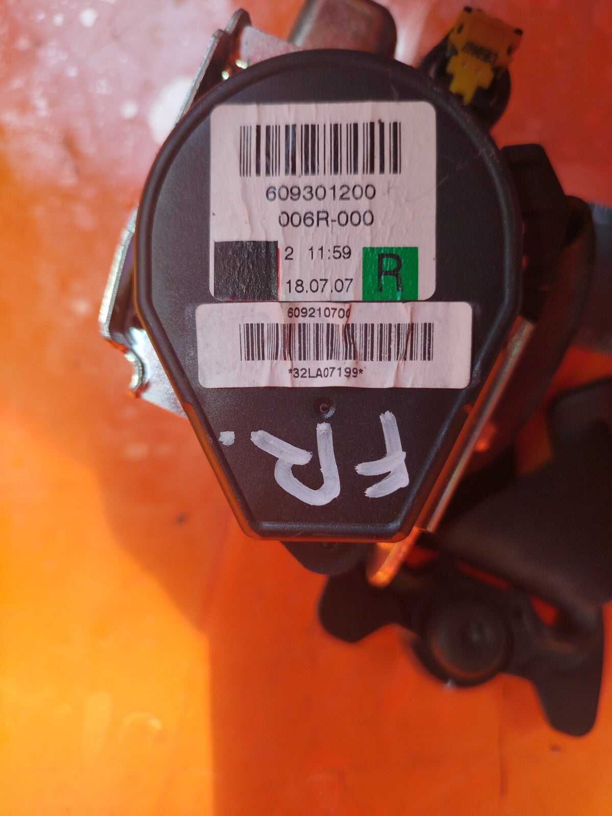✅LAND ROVER RANGE ROVER L320 2.7 DIESEL 2007 FRONT RIGHT SEAT BELT EVB501360PMA