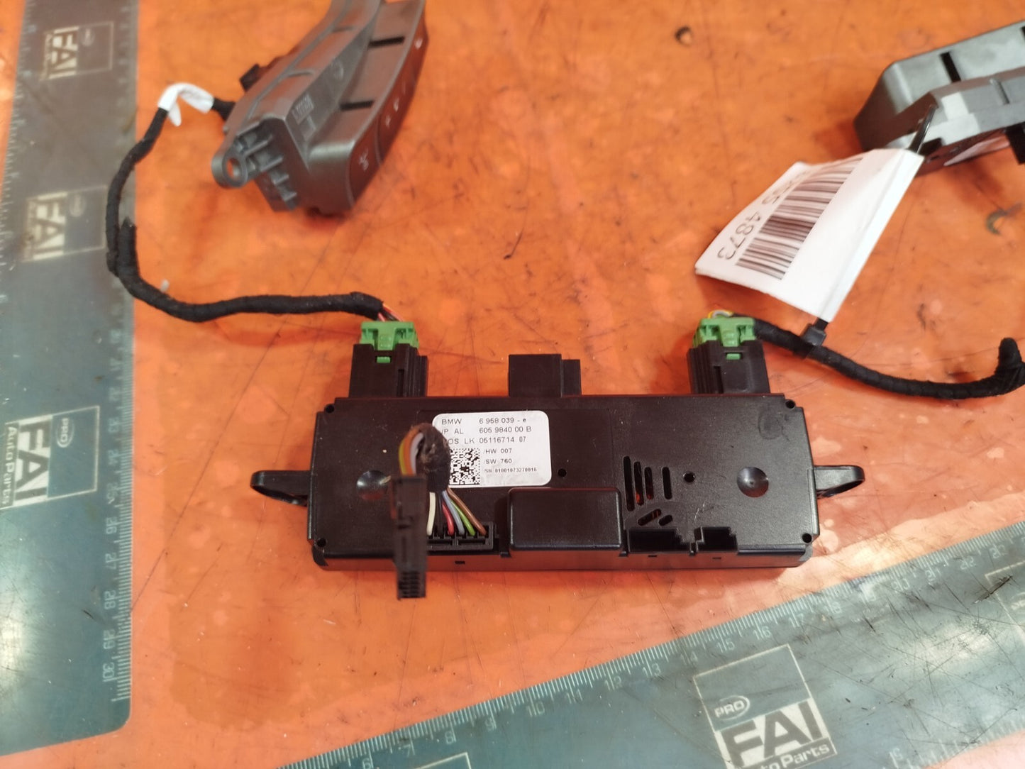 ✅2008 BMW 7 SERIES E66 3.0D STEERING WHEEL CONTROLS 6911586 + WARRANTY A255