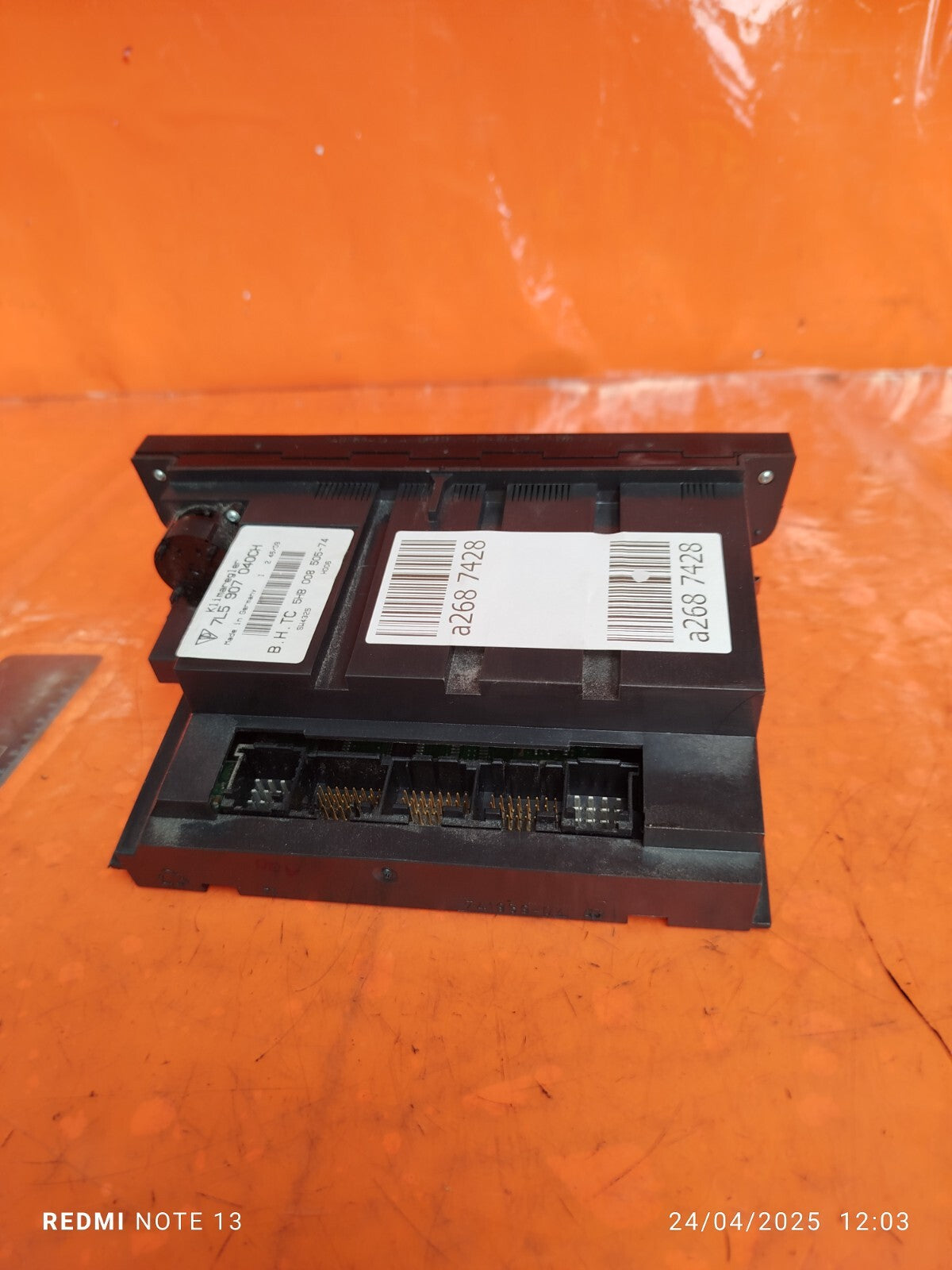 ✅2010 PORSCHE CAYENNE 9PA AC CLIMATE HEATER CONTROL SWITCH PANEL 7L5907040CH