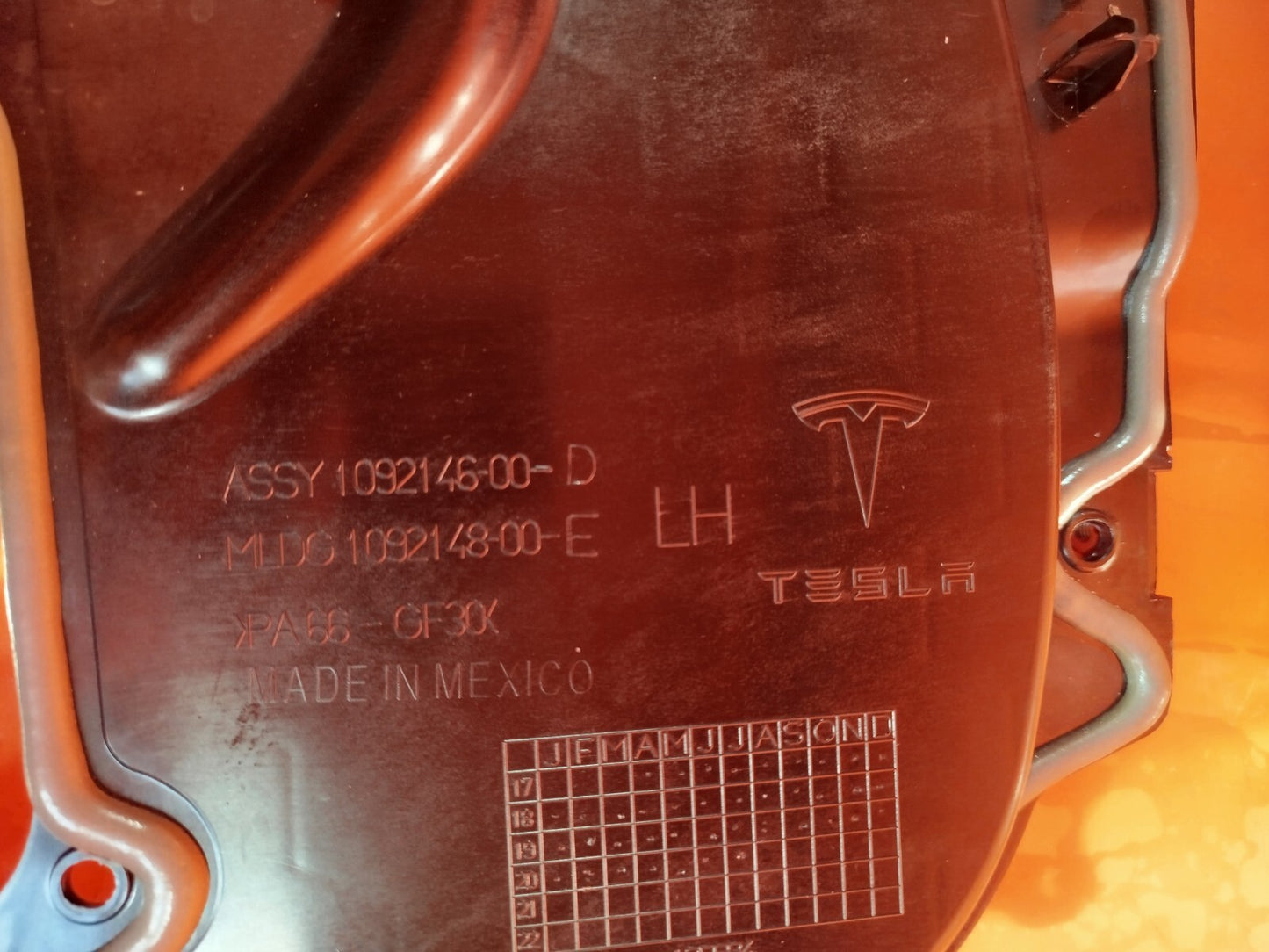 ✅Tesla Model 3 Long Range 2020 FRONT LEFT INNER DOOR PANEL 1092146-00-D A266