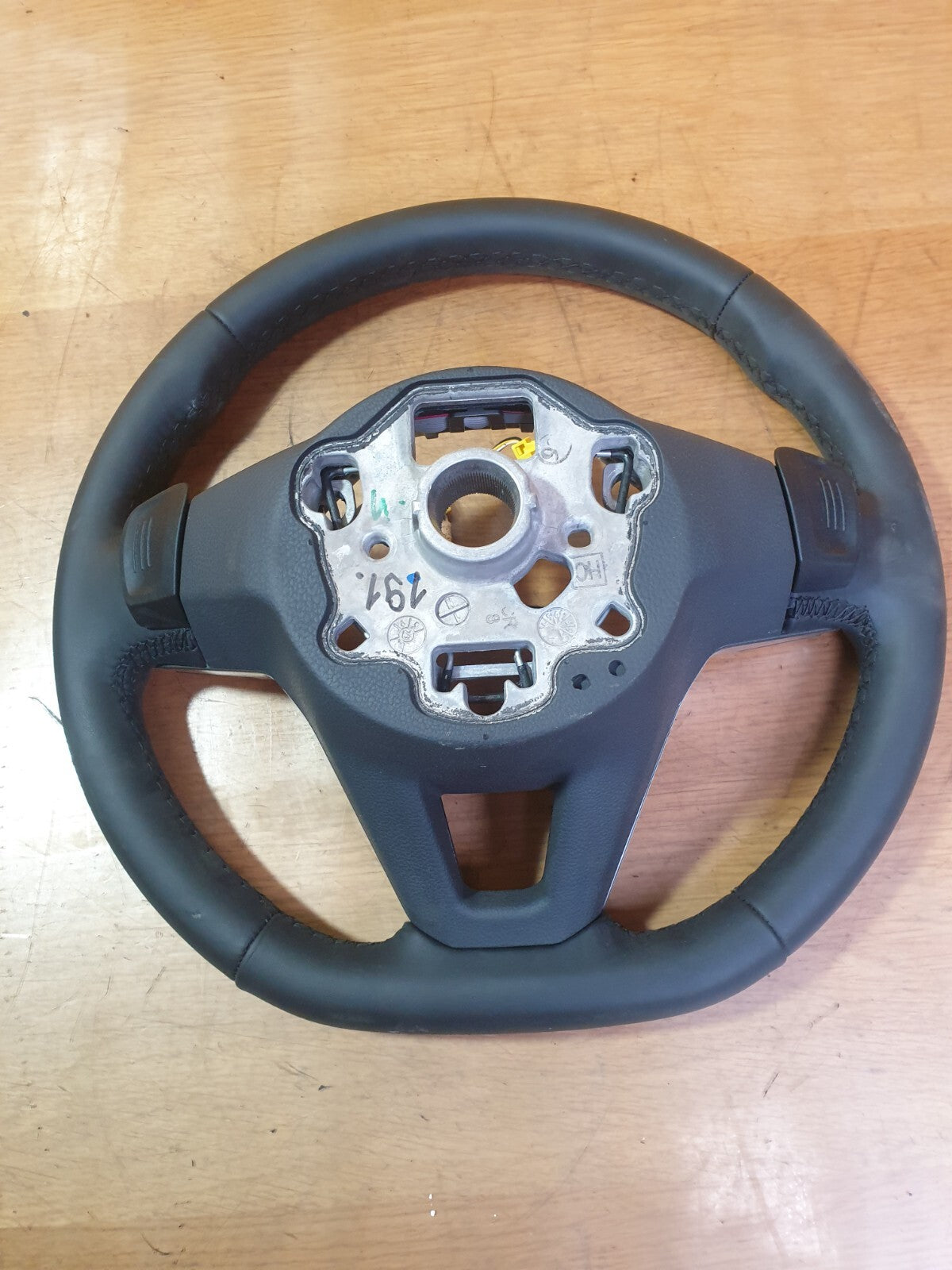 ✅VW GOLF MK8 1.5 PETROL 2022 MULTIFUNCTION LEATHER STEERING WHEEL 5H0959542K