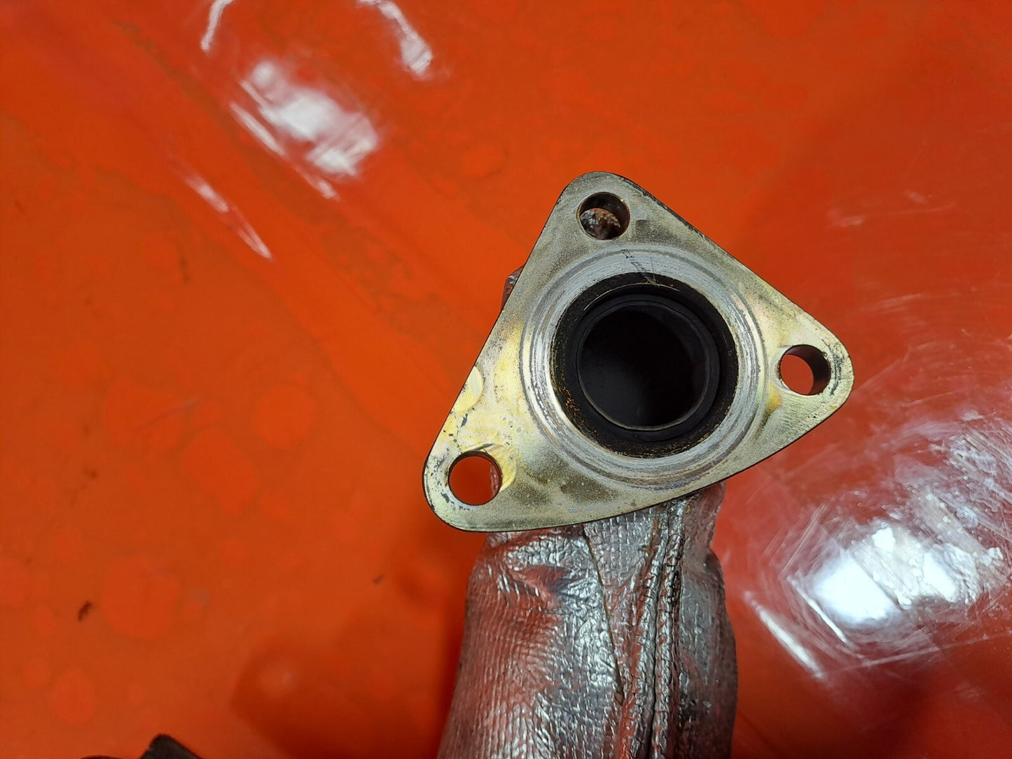 ✅2010 LAND ROVER DISCOVERY 4 L319 EXHAUST MANIFOLD CROSSOVER PIPE 4H2Q-5K229-FB