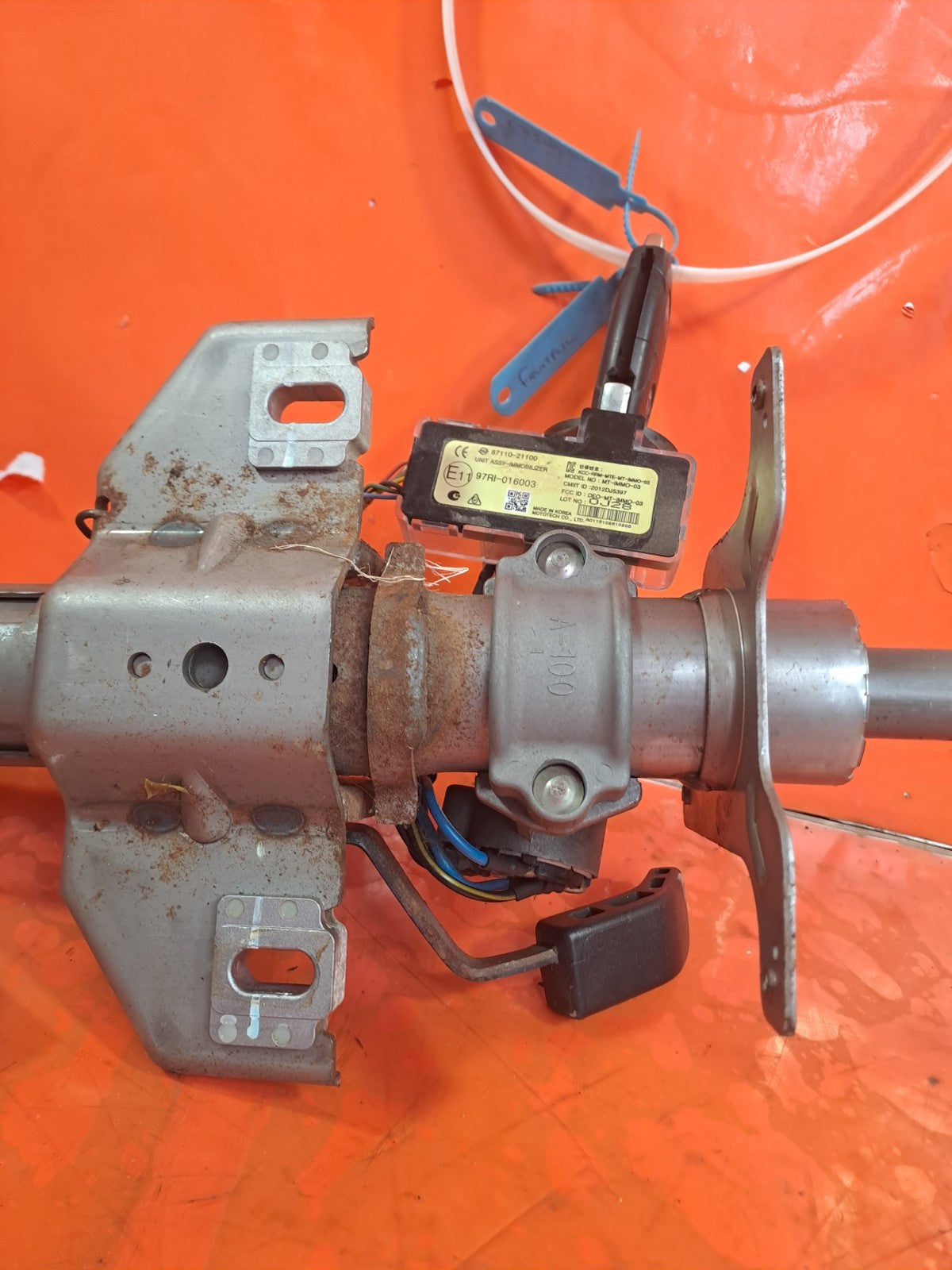 ✅SSANGYONG RODIUS TURISMO 2.2 DIESEL 2017 POWER STEERING COLUMN WITH KEY A286