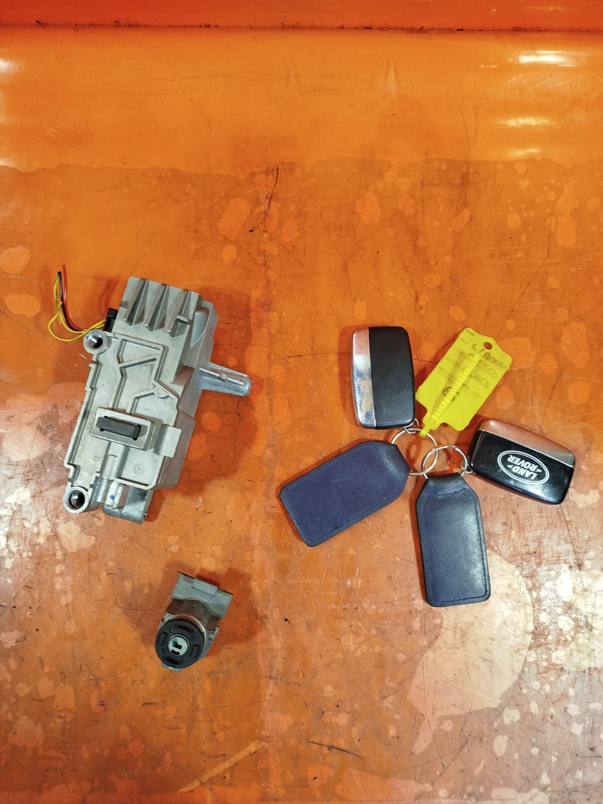 ✅LAND ROVER DISCOVERY 4 2015 3.0 DIESEL STEERING COLUMN LOCK & KEYS AH223K772AC