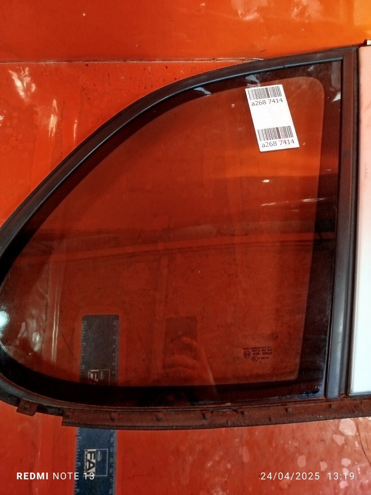 ✅2010 PORSCHE CAYENNE 9PA REAR RIGHT QUARTER WINDOW GLASS 7L5845298 + WARRANTY