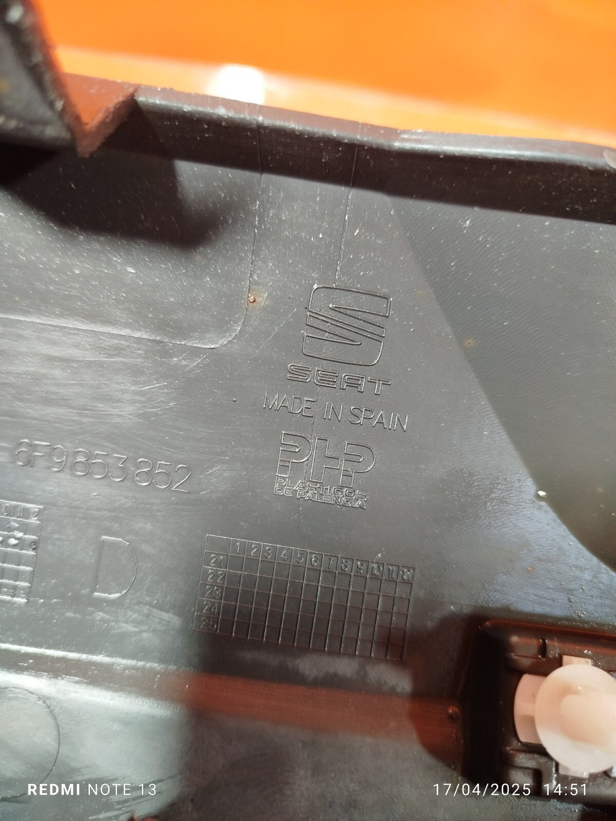 ✅SEAT ARONA FR 1.0 PETROL 2019 RIGHT SIDE SILL SKIRT 6F9853852 Warranty A217