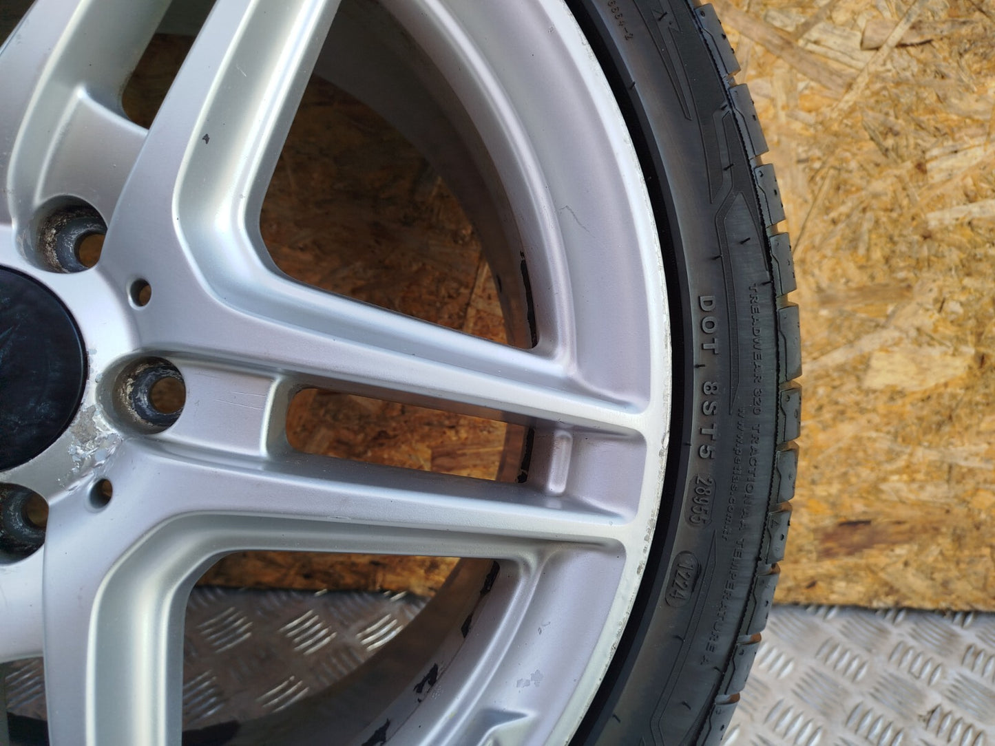 ✅2011 MERCEDES C CLASS W204 ALLOY WHEEL WITH TYRE 255/35 R18 A2044014201 A283