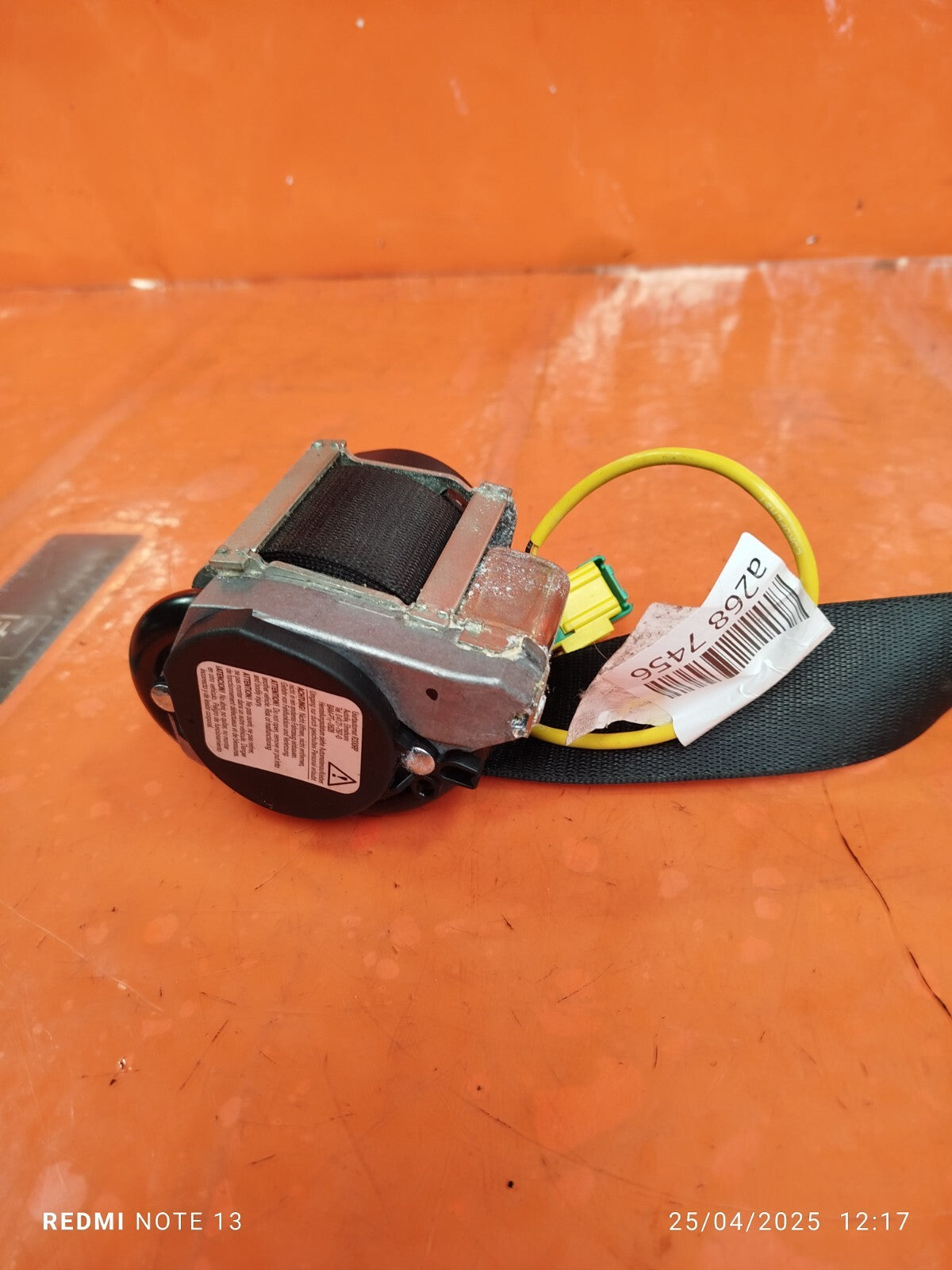 ✅Porsche Cayenne V6 2010 3.6 Petrol Front Right Seat Belt 7L0857936 Warranty