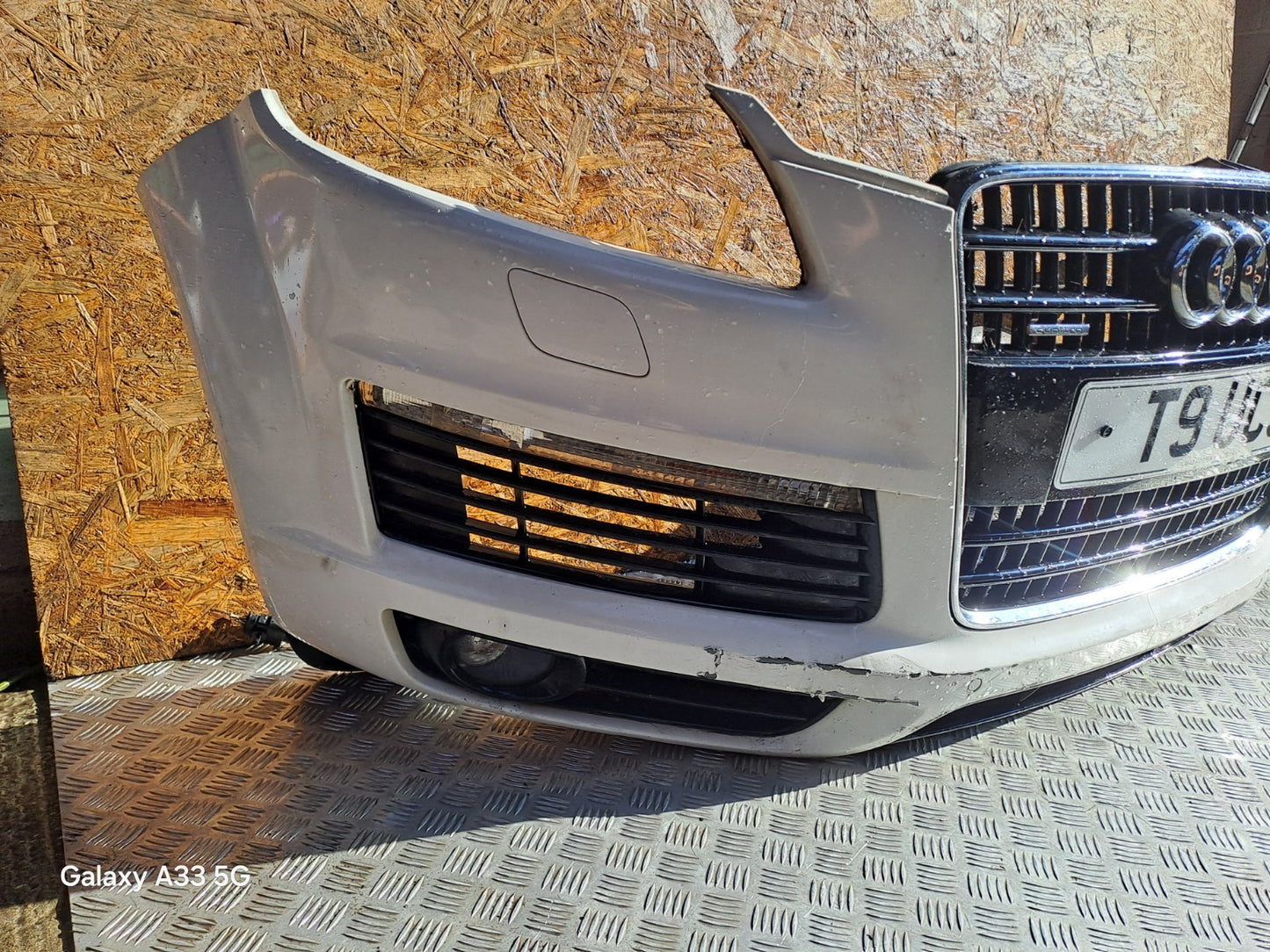 ✅2007 AUDI Q7 4L S LINE 3.0D FRONT BUMPER WHITE Z7S + WARRANTY A295