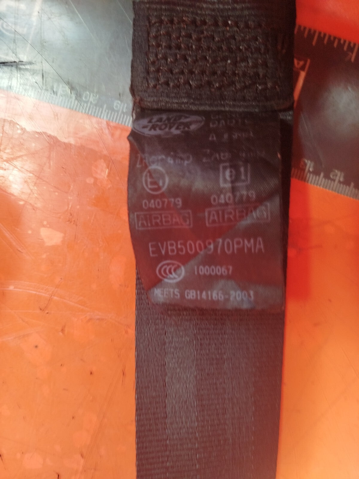 ✅LAND ROVER RANGE ROVER L320 2.7 DIESEL 2007 FRONT LEFT SEAT BELT EVB500970PMA