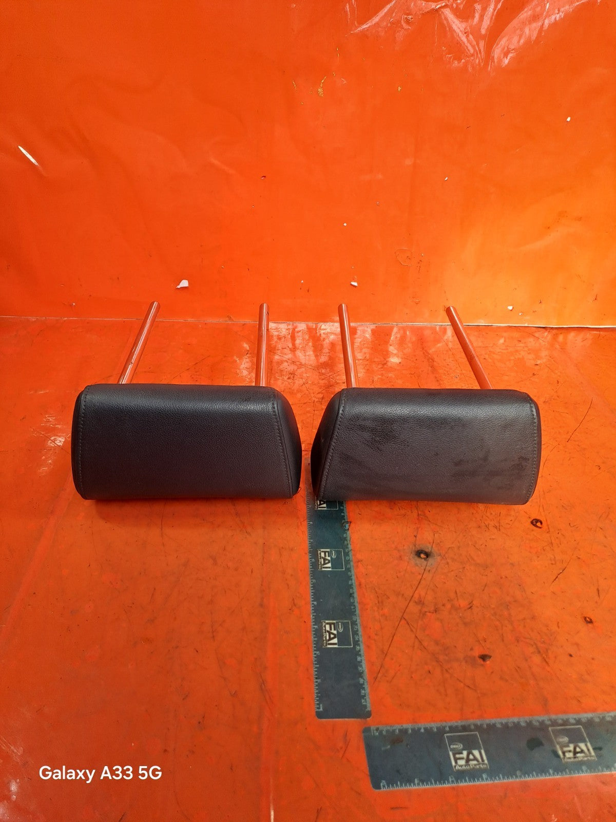 ✅2012 AUDI Q5 8R S LINE 2.0TDI REAR HEADRESTS PAIR LEATHER + WARRANTY A291