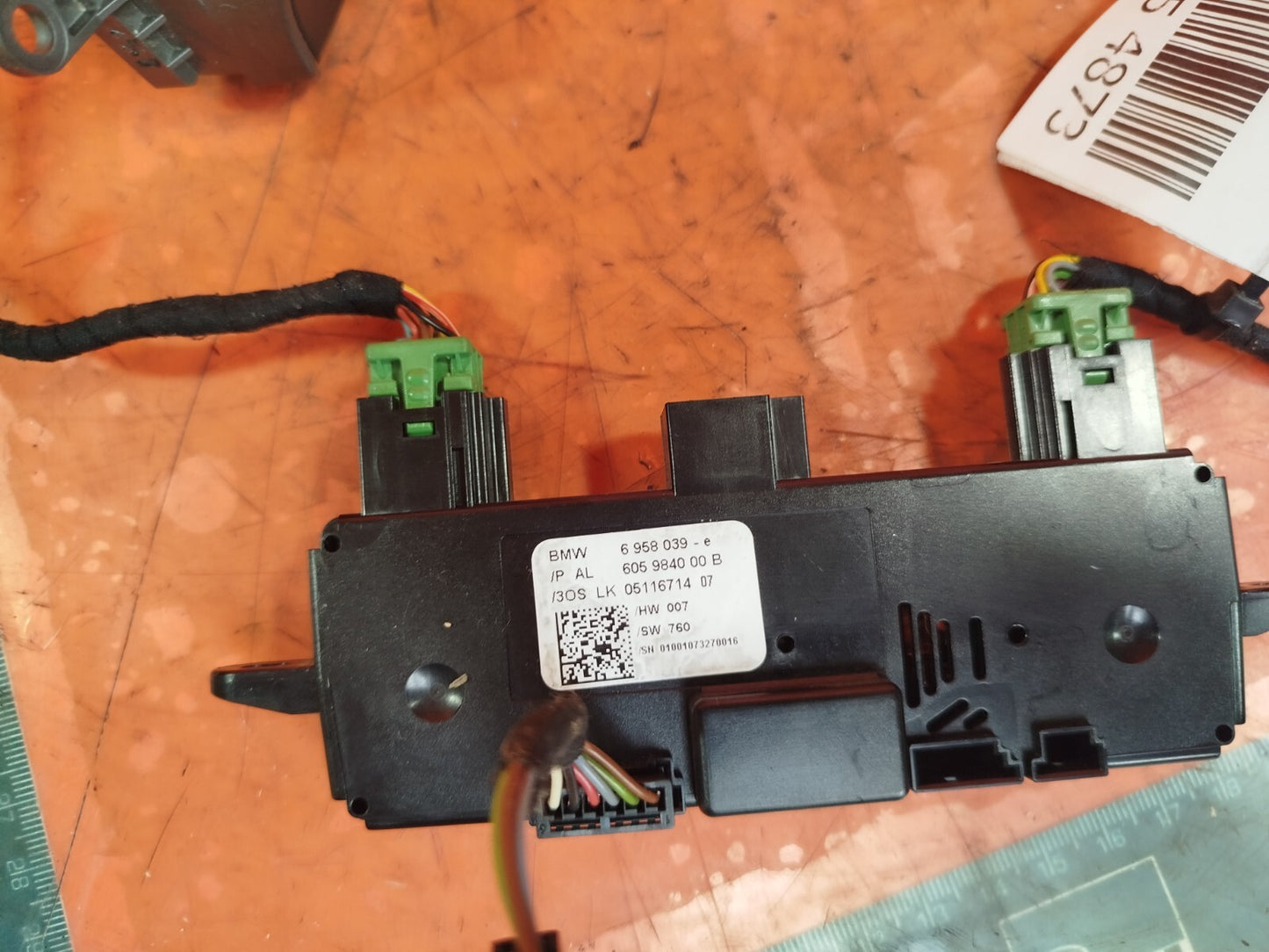 ✅2008 BMW 7 SERIES E66 3.0D STEERING WHEEL CONTROLS 6911586 + WARRANTY A255