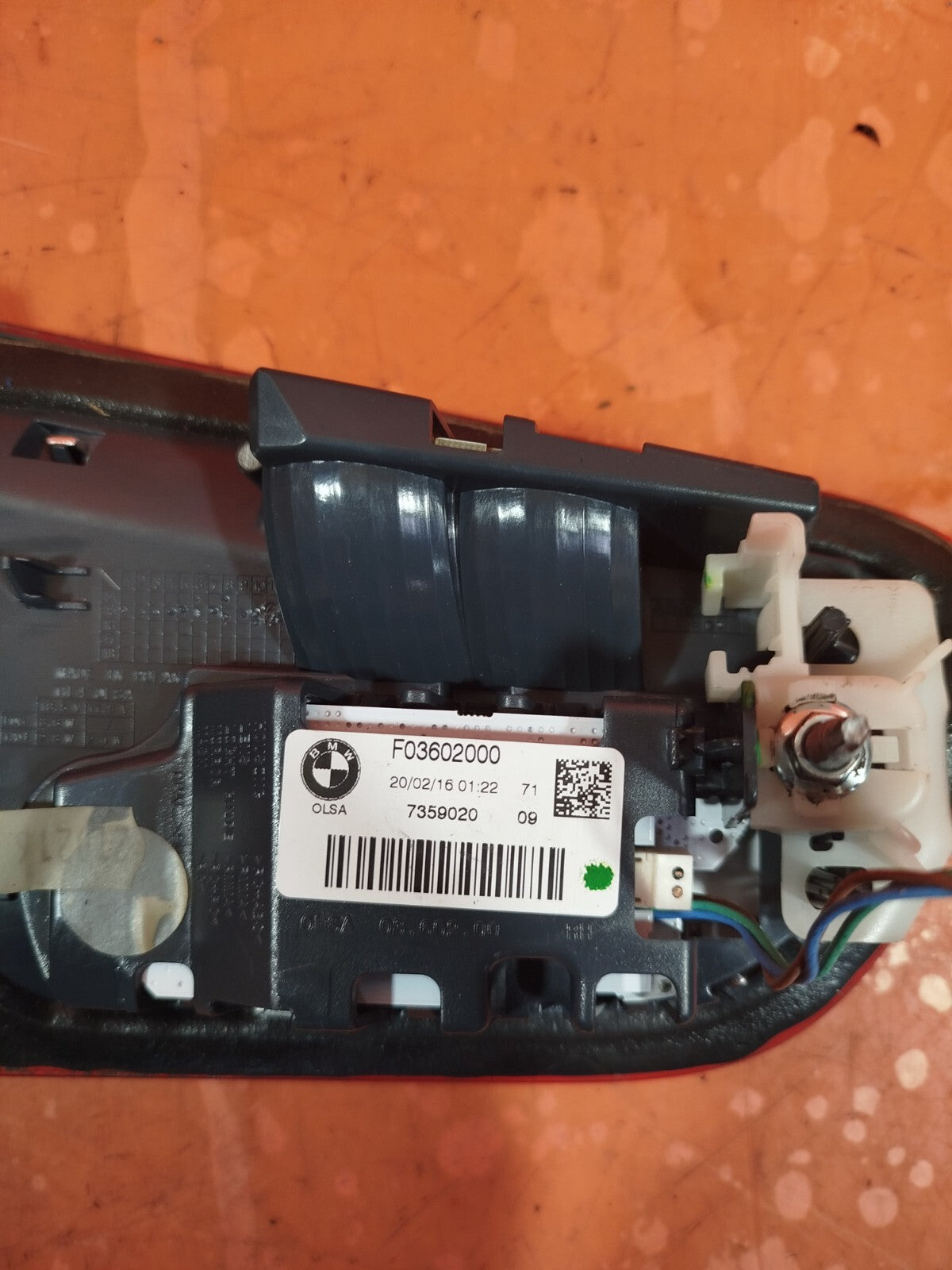 ✅BMW 118D F20 2.0 D 2016 REAR LEFT TAIL LIGHT INNER 7359020 Warranty A122