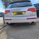 ✅2009 AUDI Q7 4L S LINE 3.0D REAR BUMPER SILVER X7W + WARRANTY A300